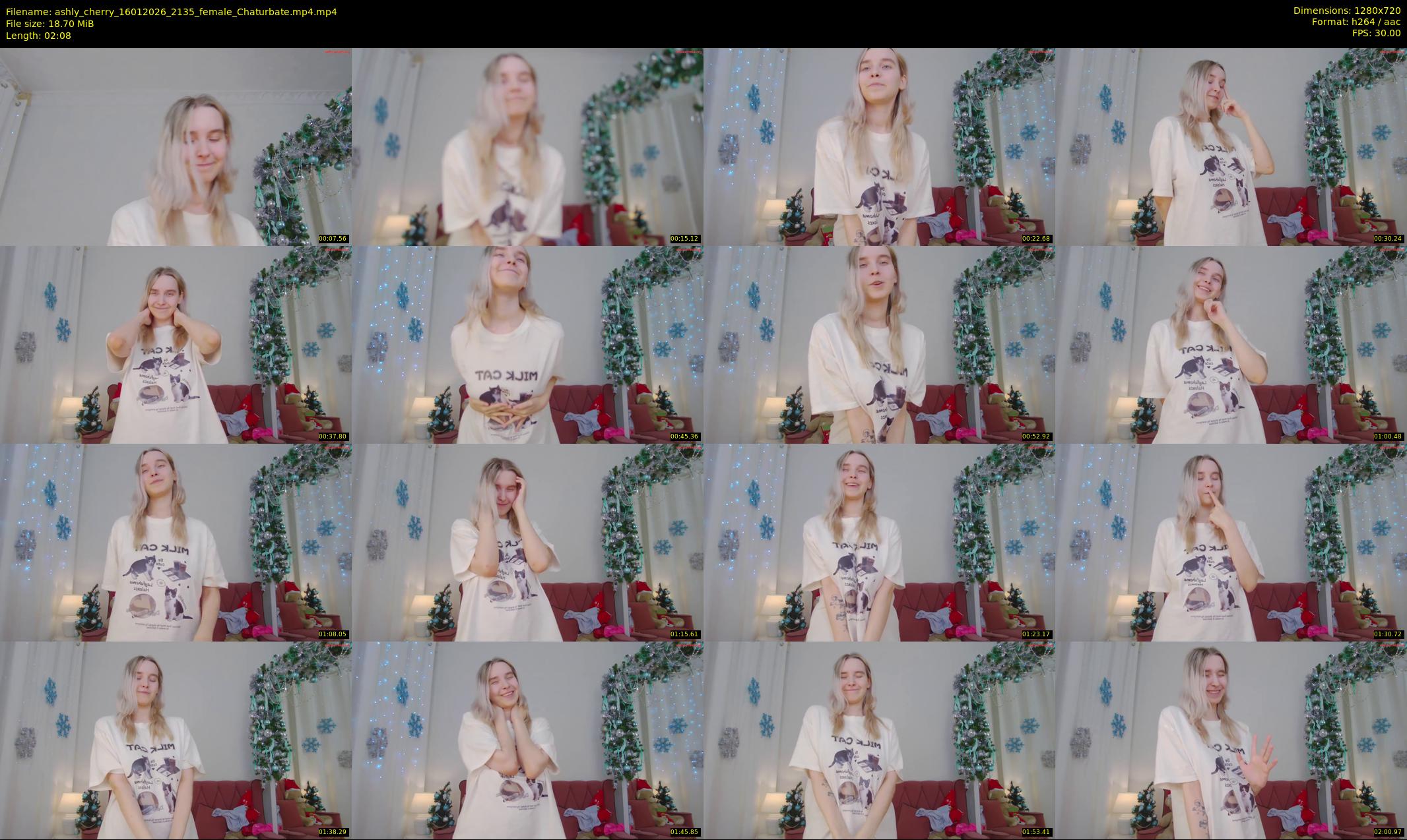 ashly_cherry — 3 minute Chaturbate female cam show recording, 720p, Jan 16, 2026