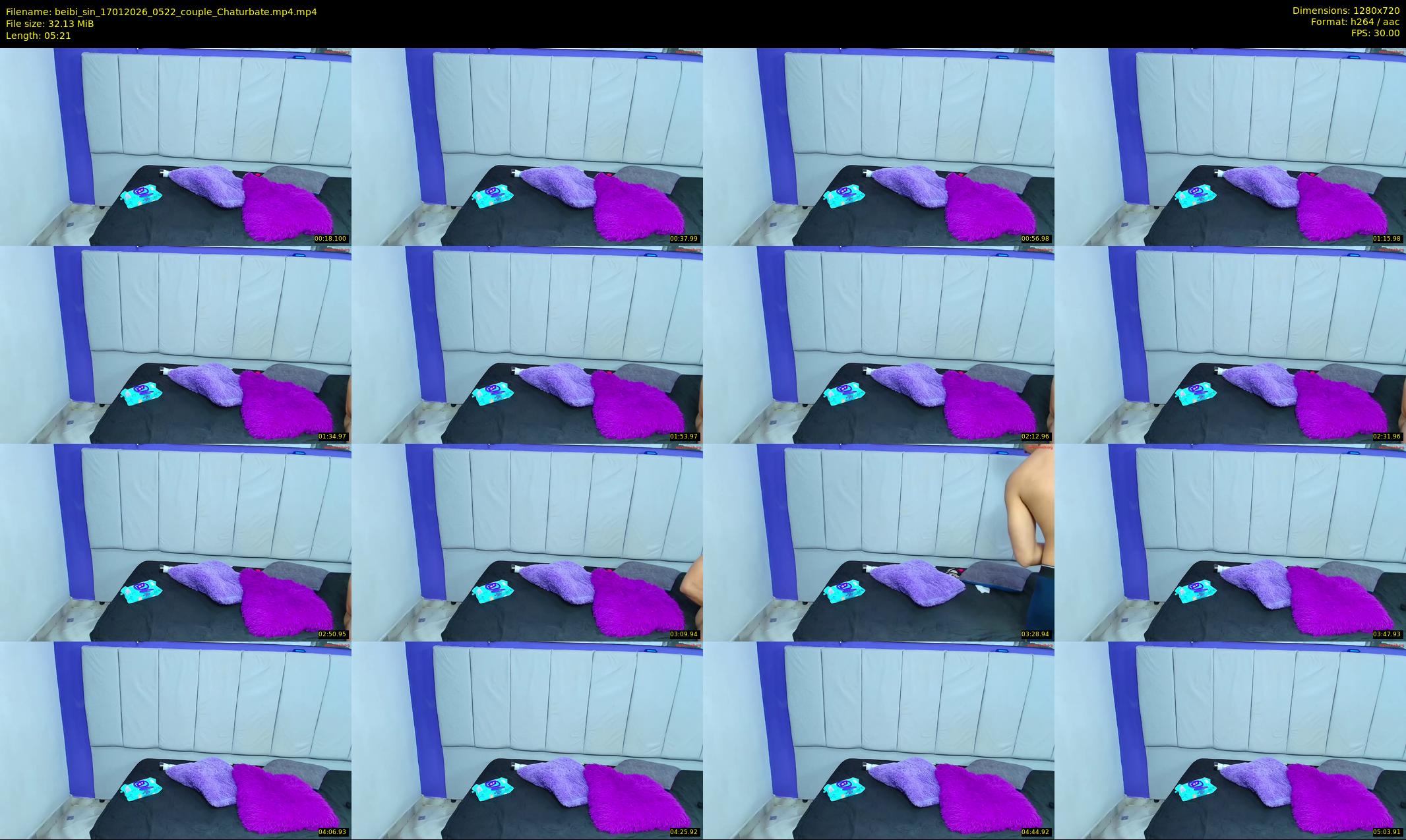 beibi_sin — 6 minute Chaturbate couple cam show recording, 720p, Jan 17, 2026