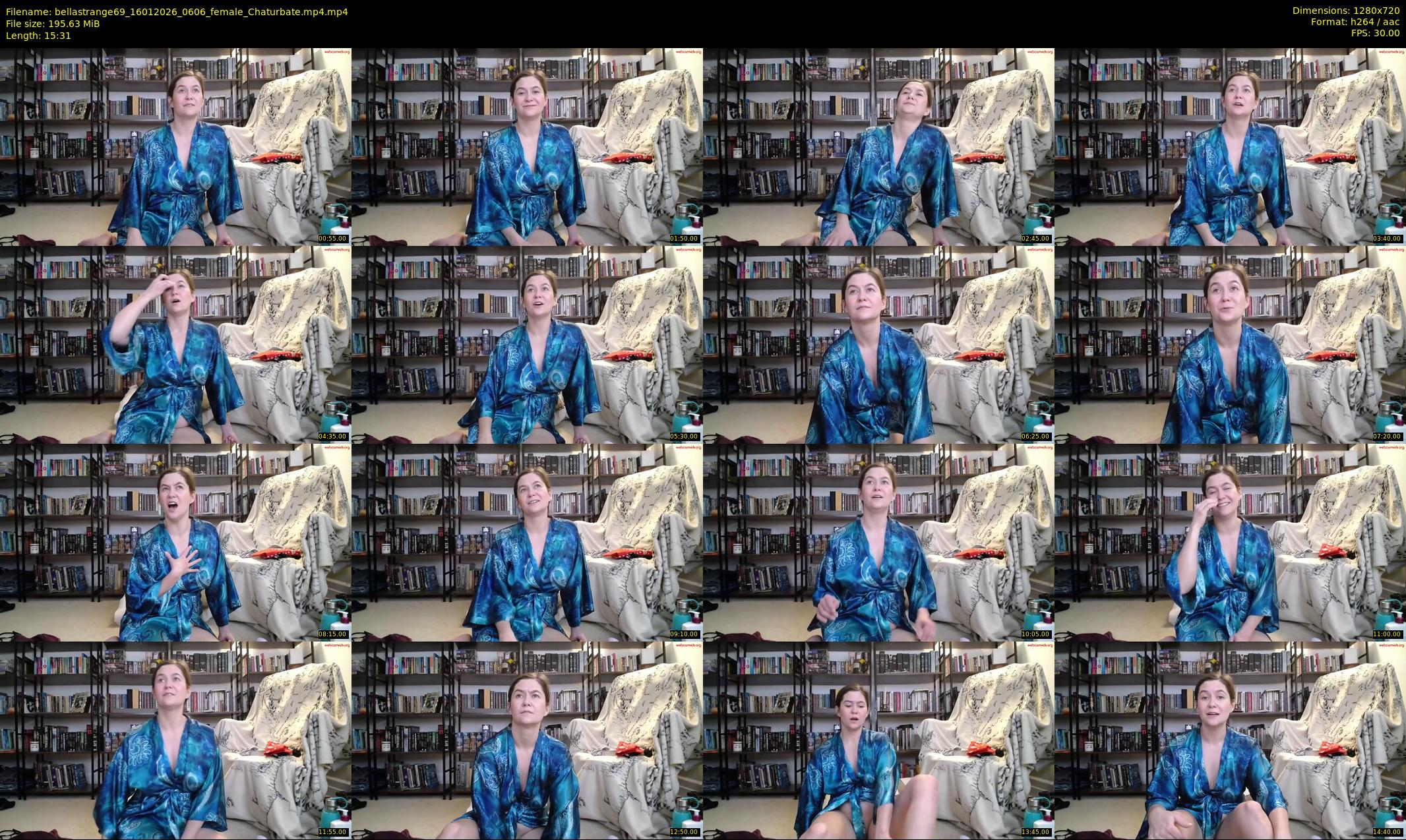 bellastrange69 — 16 minute Chaturbate female cam show recording, 720p, Jan 16, 2026