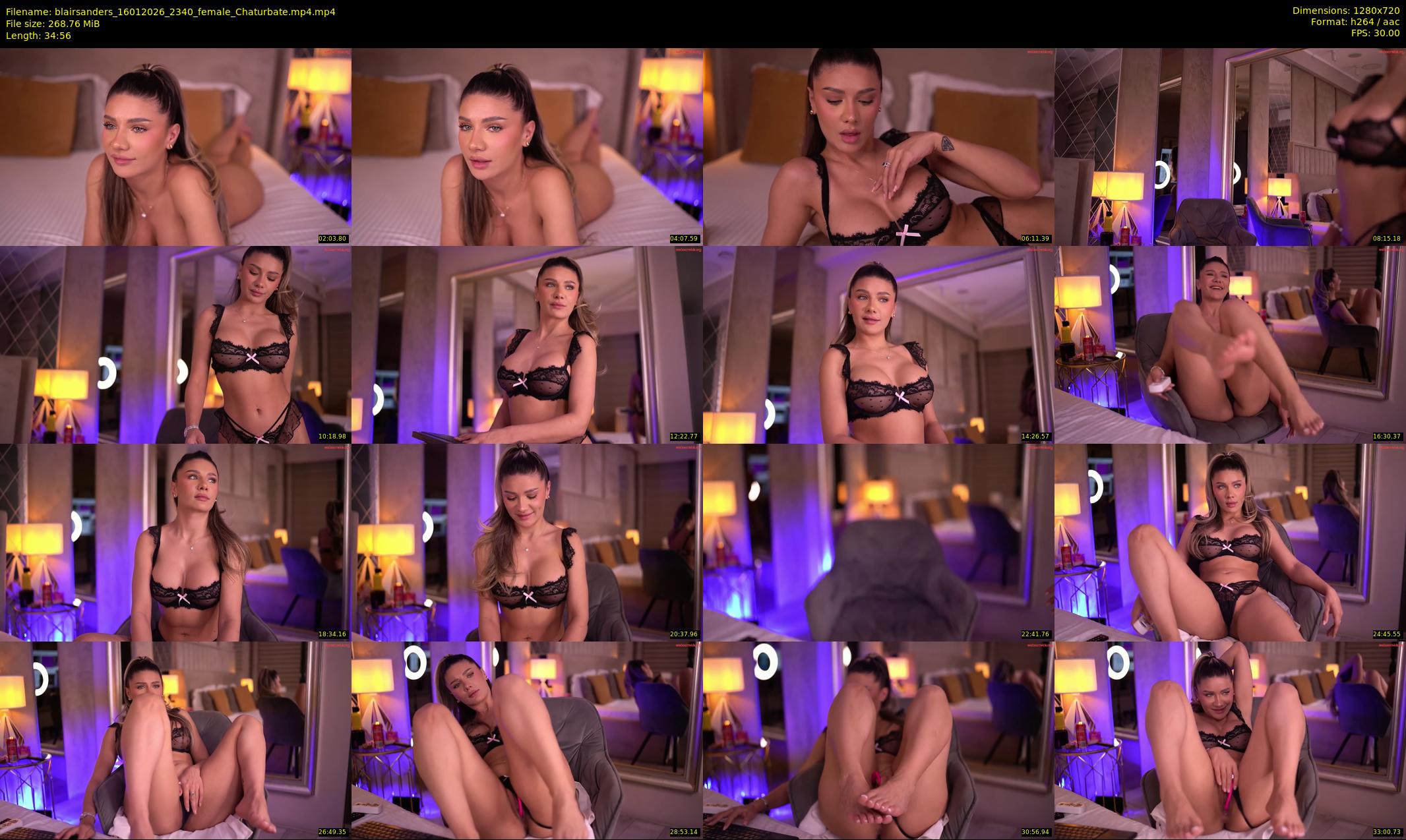 blairsanders — 35 minute Chaturbate female cam show recording, 720p, Jan 16, 2026