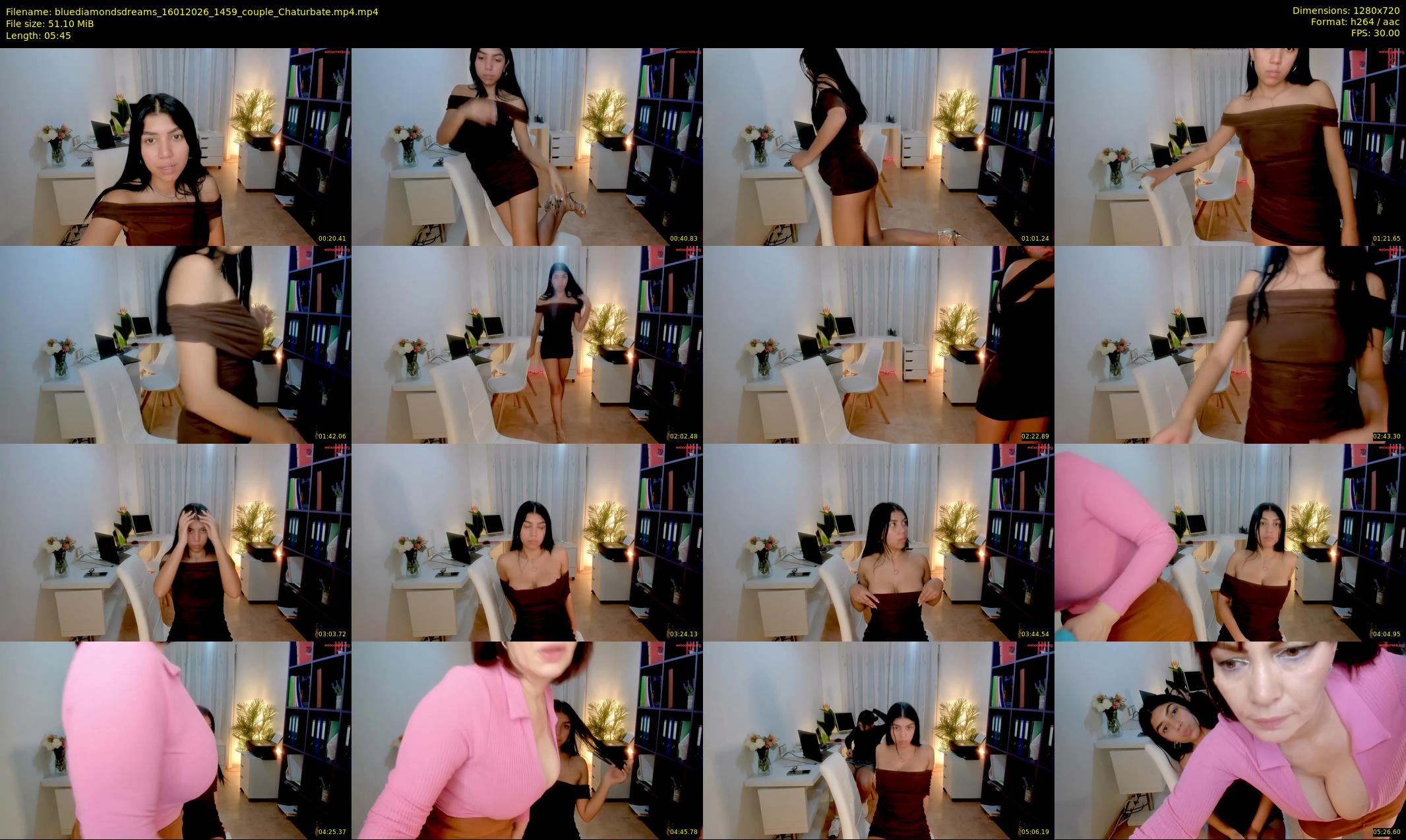 bluediamondsdreams — 6 minute Chaturbate couple cam show recording, 720p, Jan 16, 2026