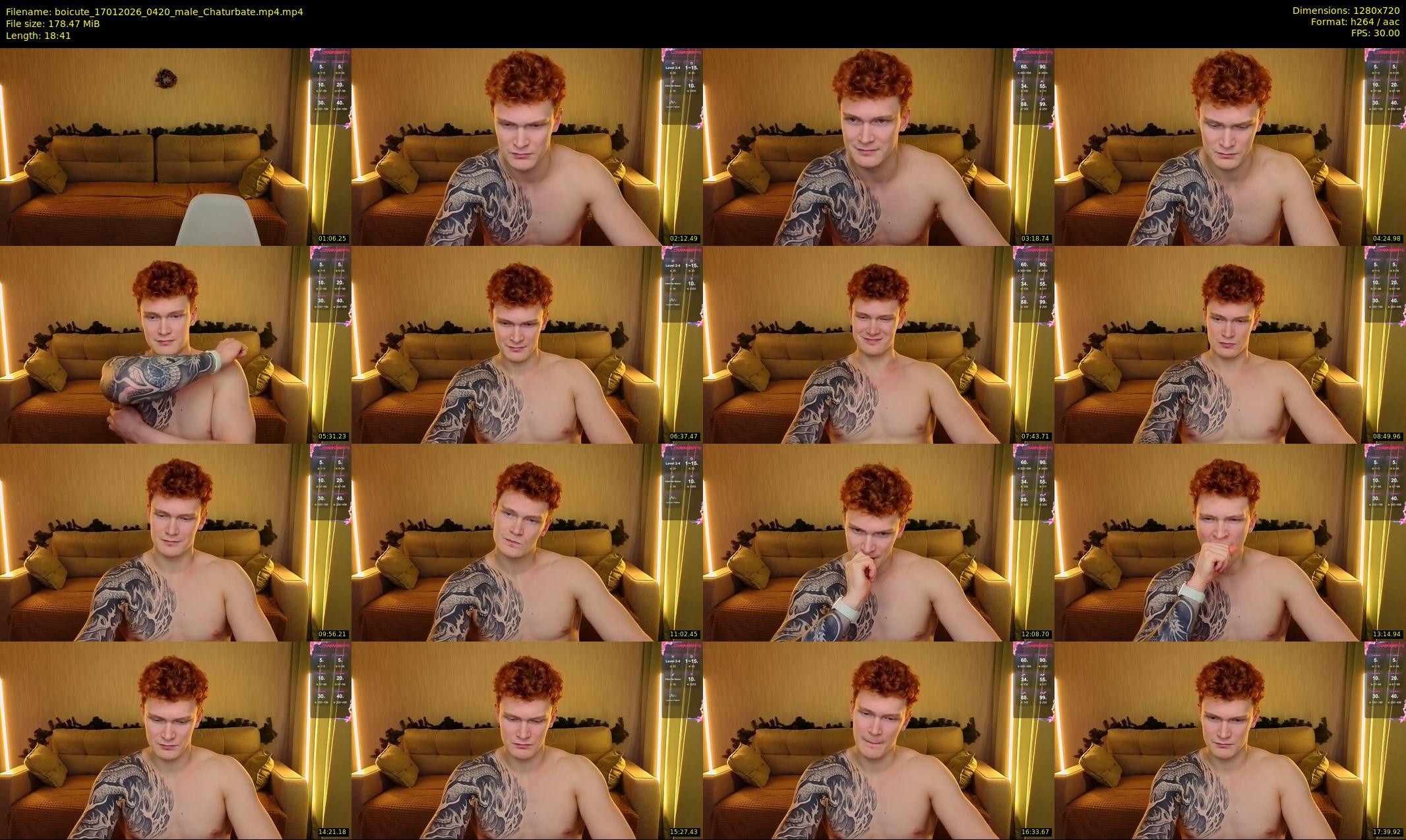 boicute — 19 minute Chaturbate male cam show recording, 720p, Jan 17, 2026