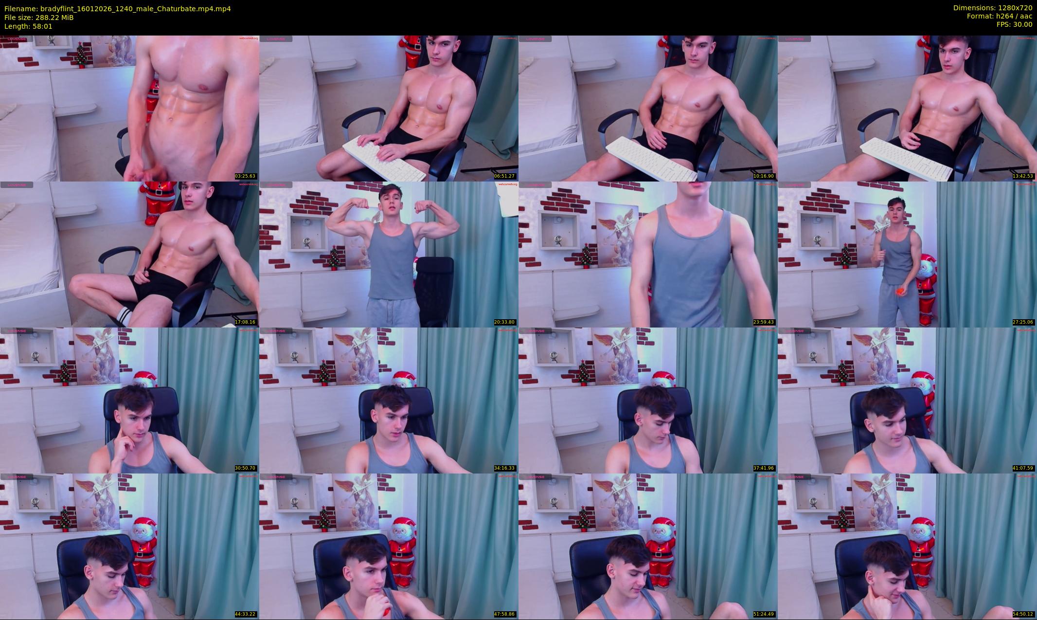 bradyflint — 59 minute Chaturbate male cam show recording, 720p, Jan 16, 2026