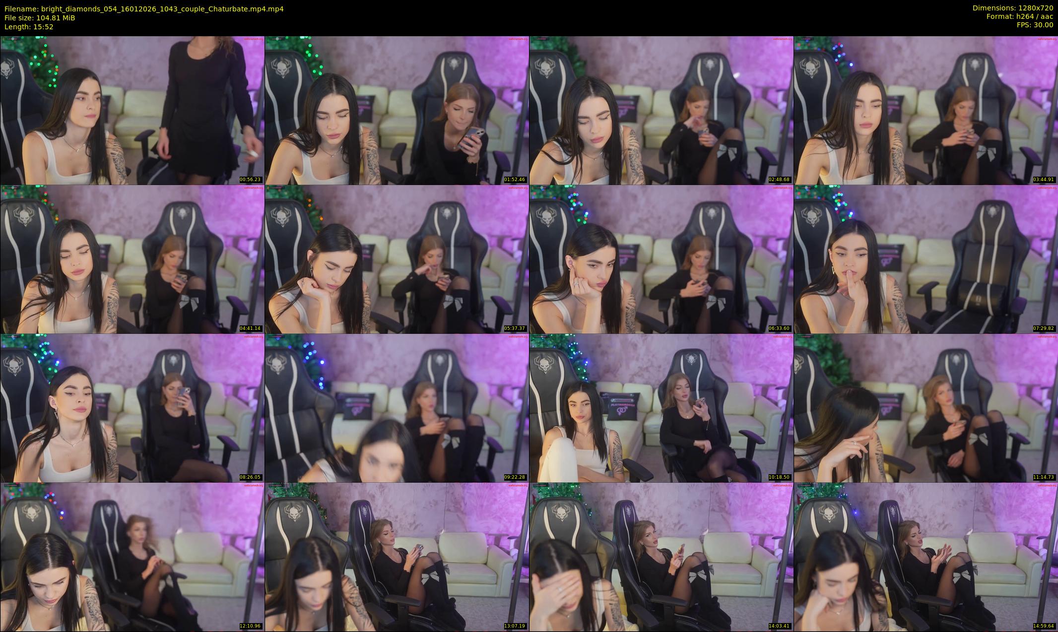 bright_diamonds_054 — 16 minute Chaturbate couple cam show recording, 720p, Jan 16, 2026