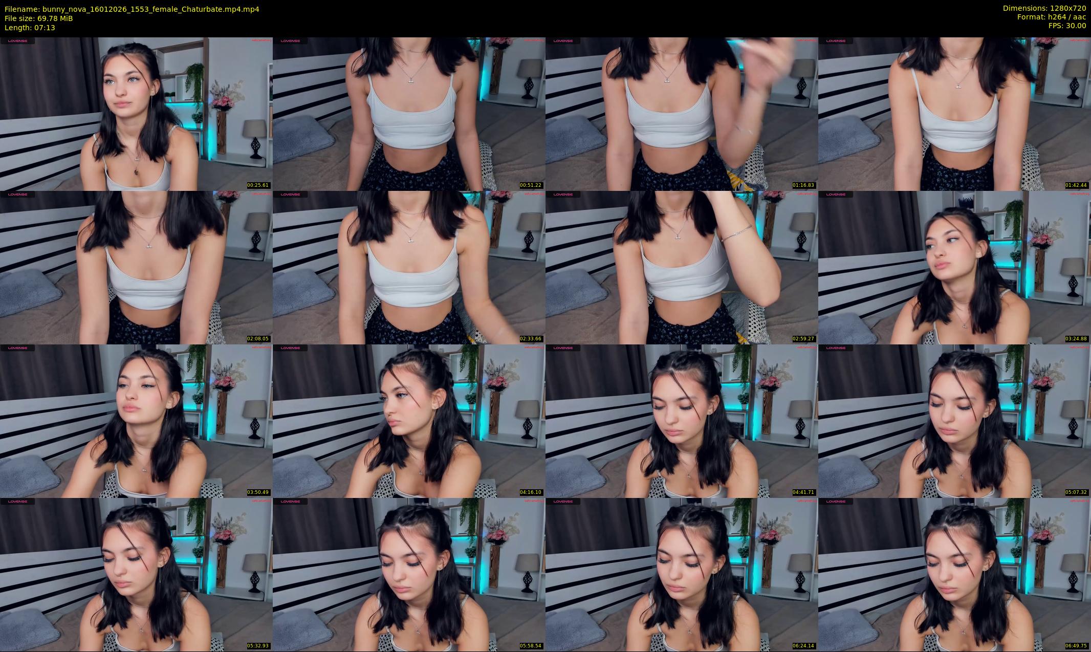 bunny_nova — 8 minute Chaturbate female cam show recording, 720p, Jan 16, 2026
