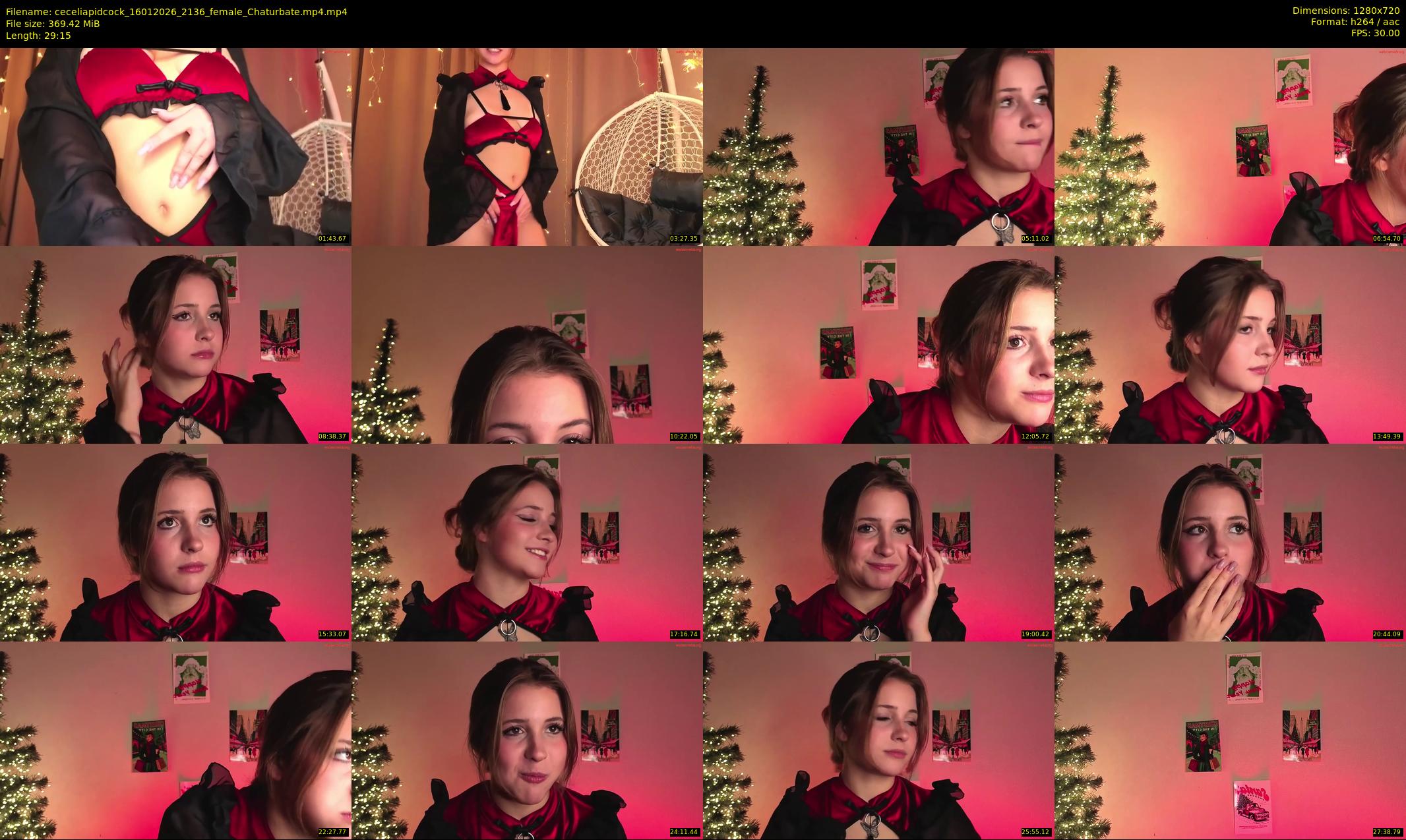 ceceliapidcock — 30 minute Chaturbate female cam show recording, 720p, Jan 16, 2026