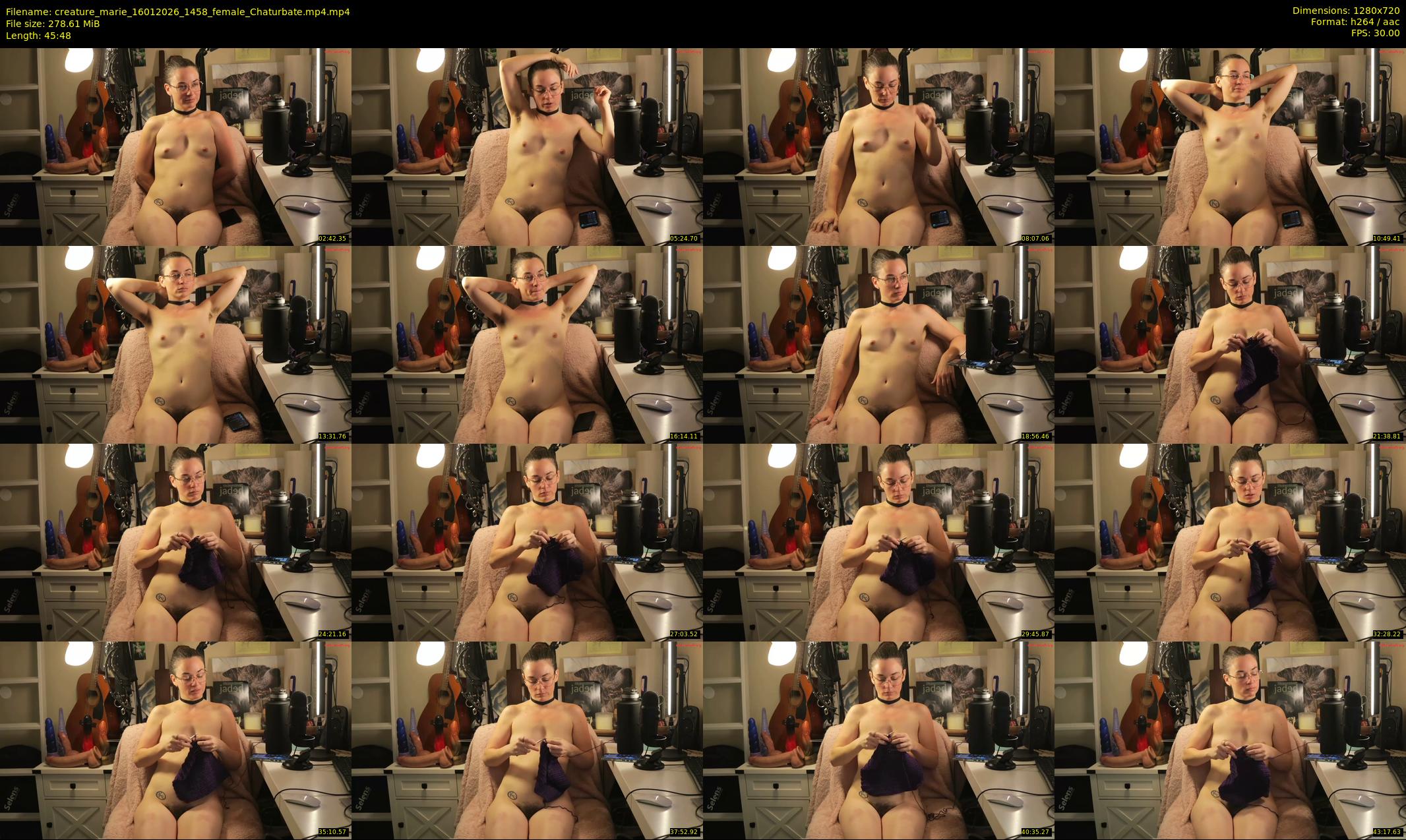 creature_marie — 46 minute Chaturbate female cam show recording, 720p, Jan 16, 2026