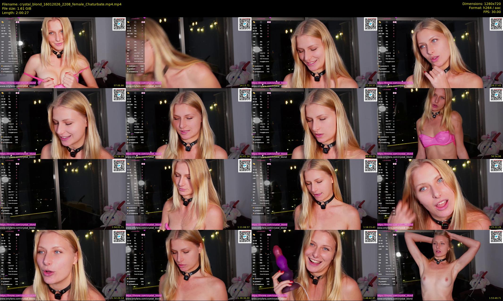 crystal_blond — 121 minute Chaturbate female cam show recording, 720p, Jan 16, 2026