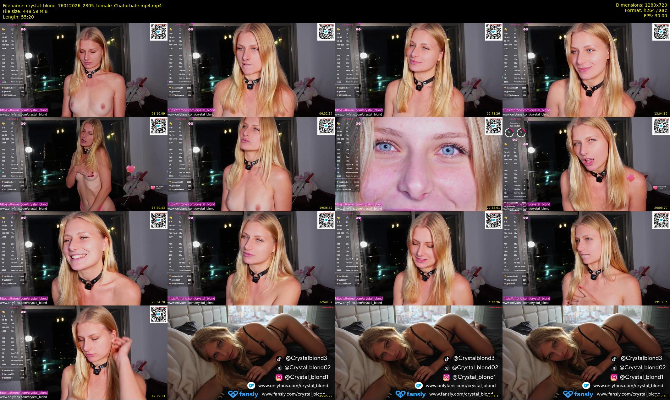 crystal_blond — 56 minute Chaturbate female cam show recording, 720p, Jan 16, 2026