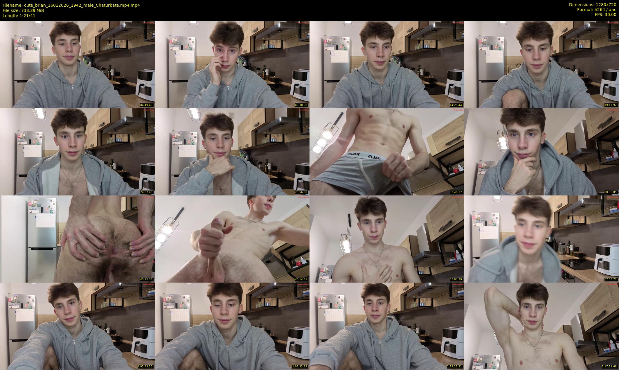 cute_brian — 82 minute Chaturbate male cam show recording, 720p, Jan 16, 2026