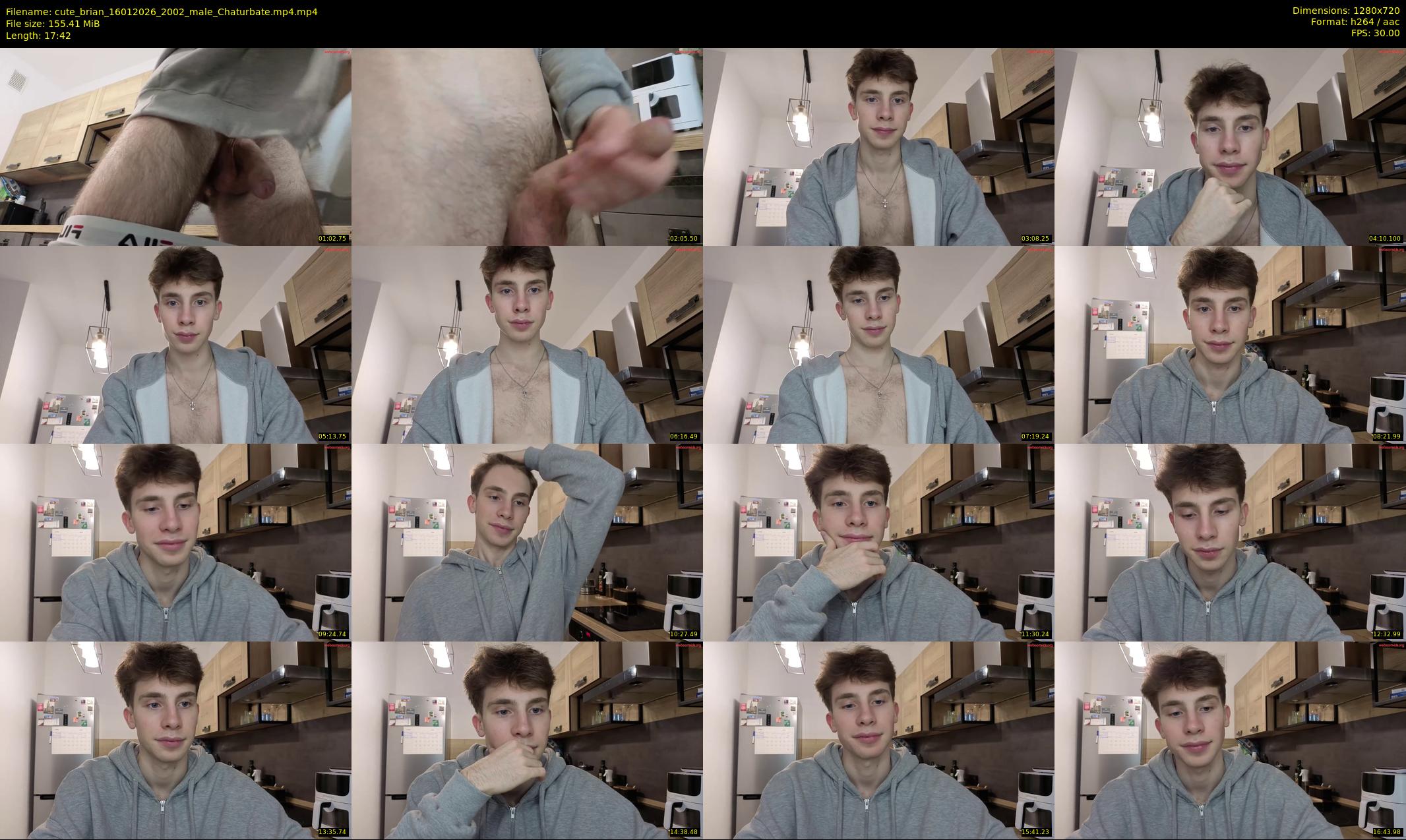 cute_brian — 18 minute Chaturbate male cam show recording, 720p, Jan 16, 2026