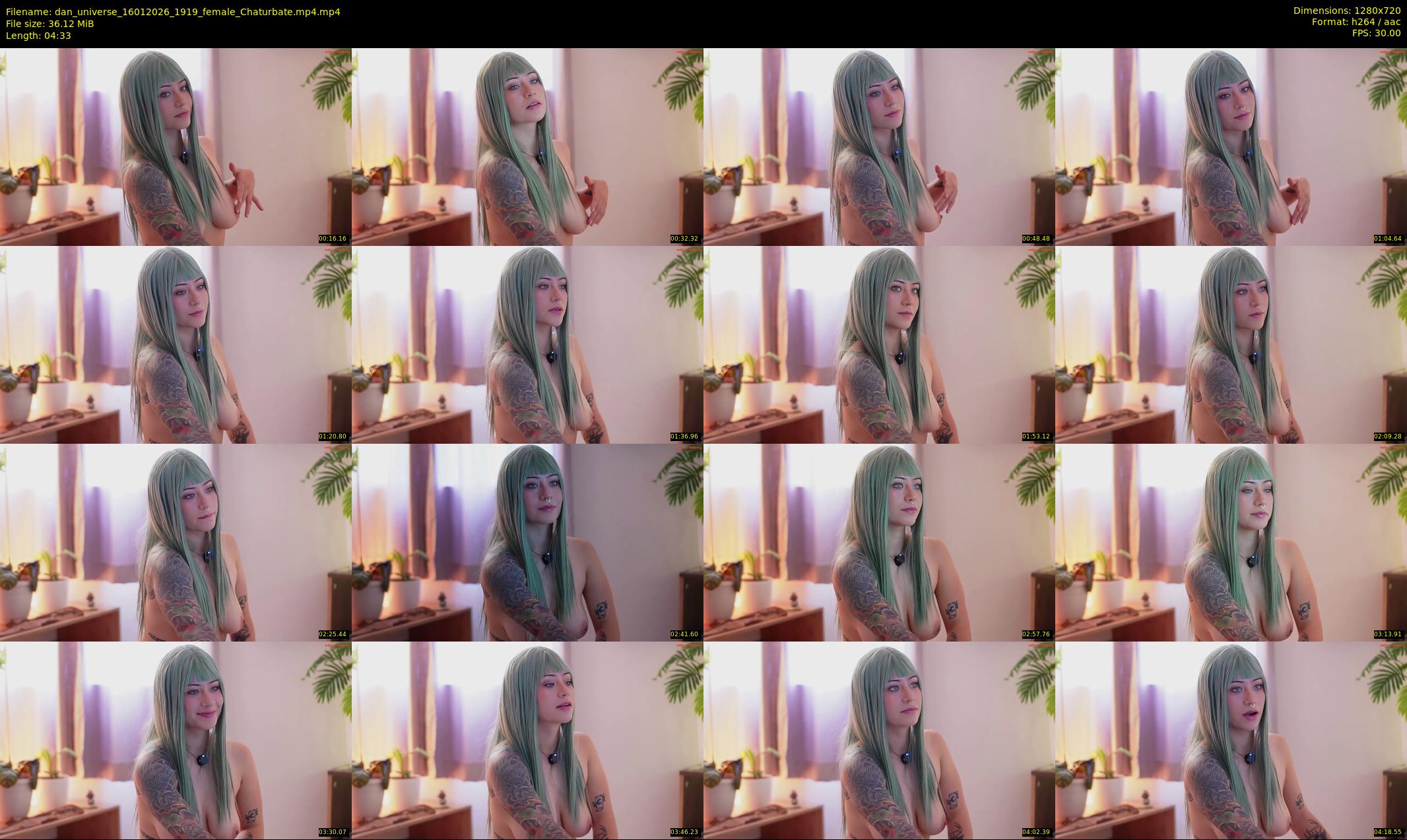 dan_universe — 5 minute Chaturbate female cam show recording, 720p, Jan 16, 2026