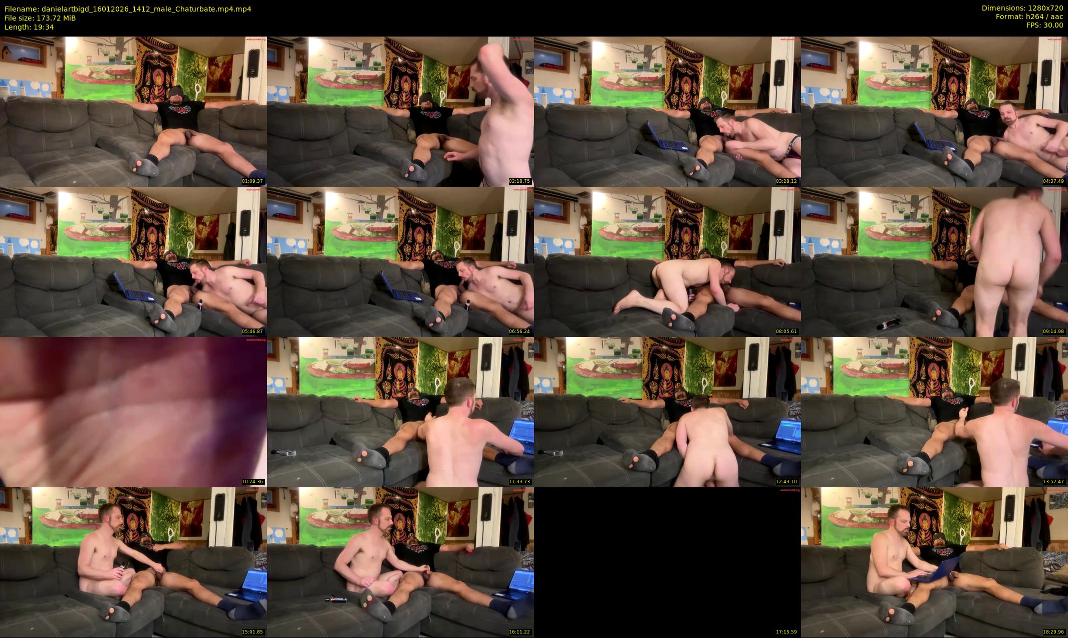danielartbigd — 20 minute Chaturbate male cam show recording, 720p, Jan 16, 2026