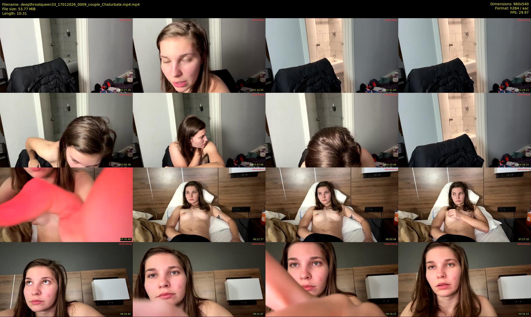 deepthroatqueen33 — 11 minute Chaturbate female cam show recording, 480p, Jan 17, 2026
