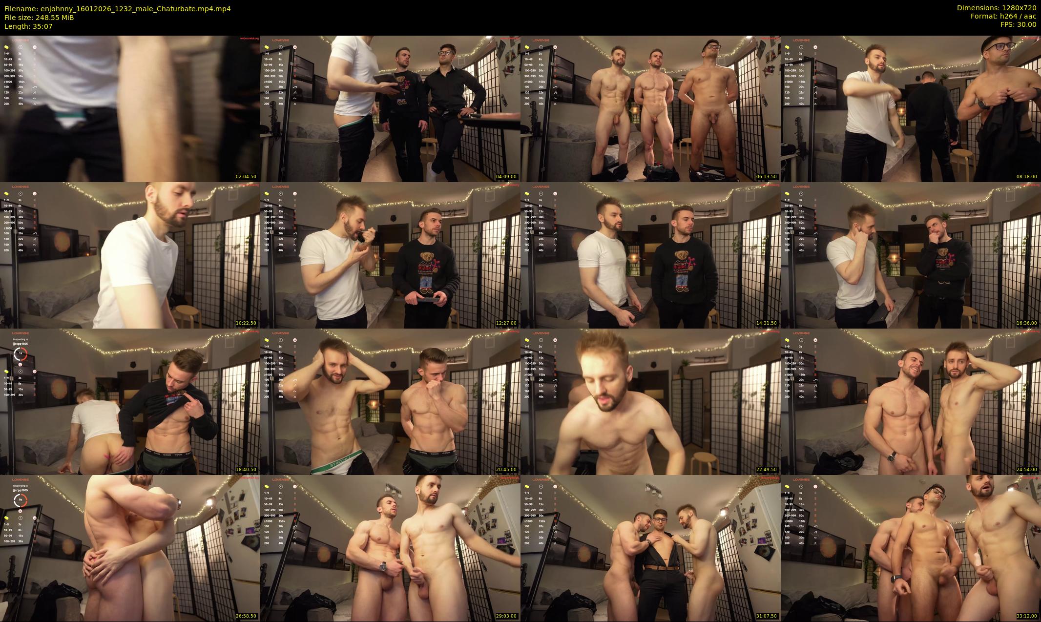 enjohnny — 36 minute Chaturbate male cam show recording, 720p, Jan 16, 2026