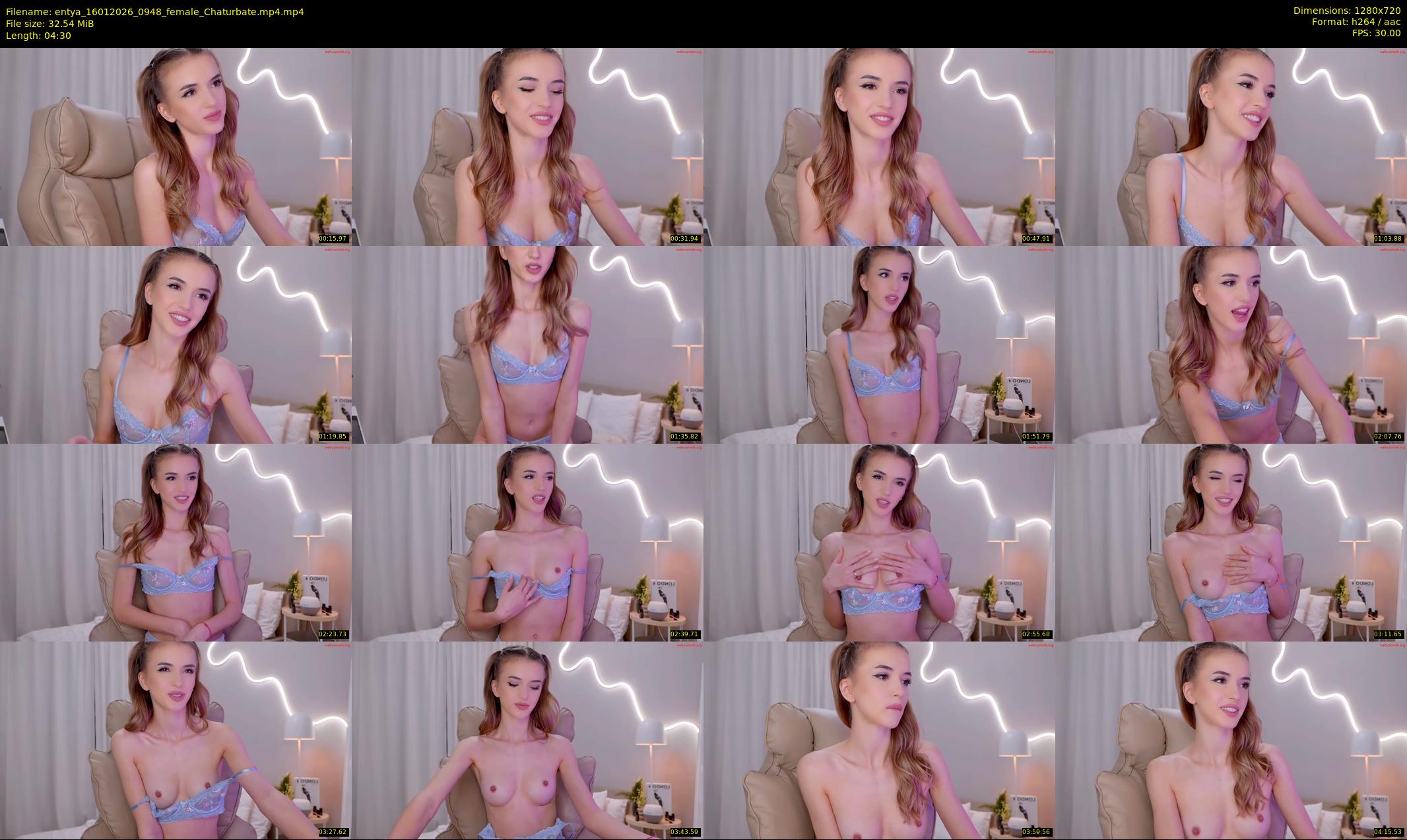 entya — 5 minute Chaturbate female cam show recording, 720p, Jan 16, 2026