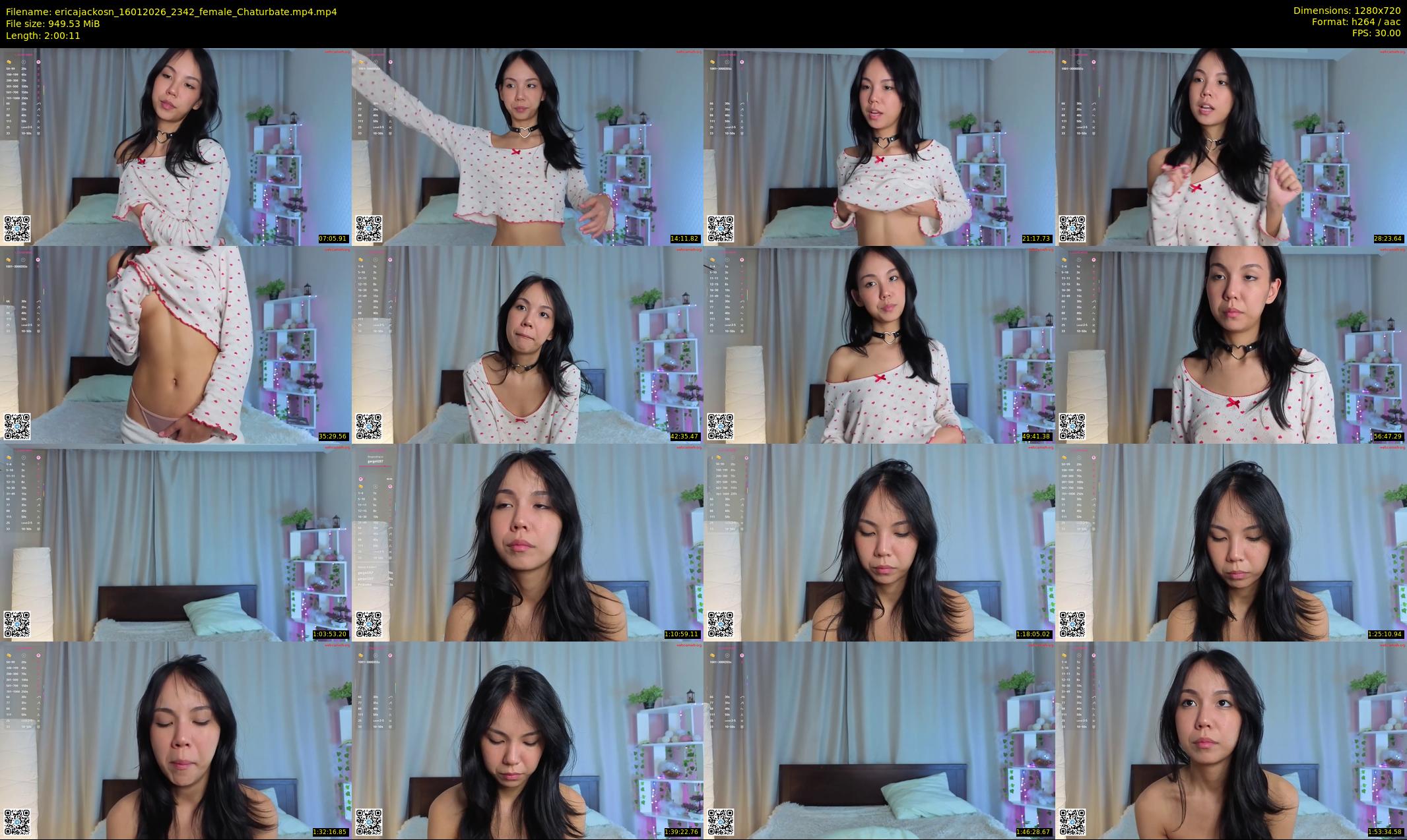 ericajackosn — 121 minute Chaturbate female cam show recording, 720p, Jan 16, 2026