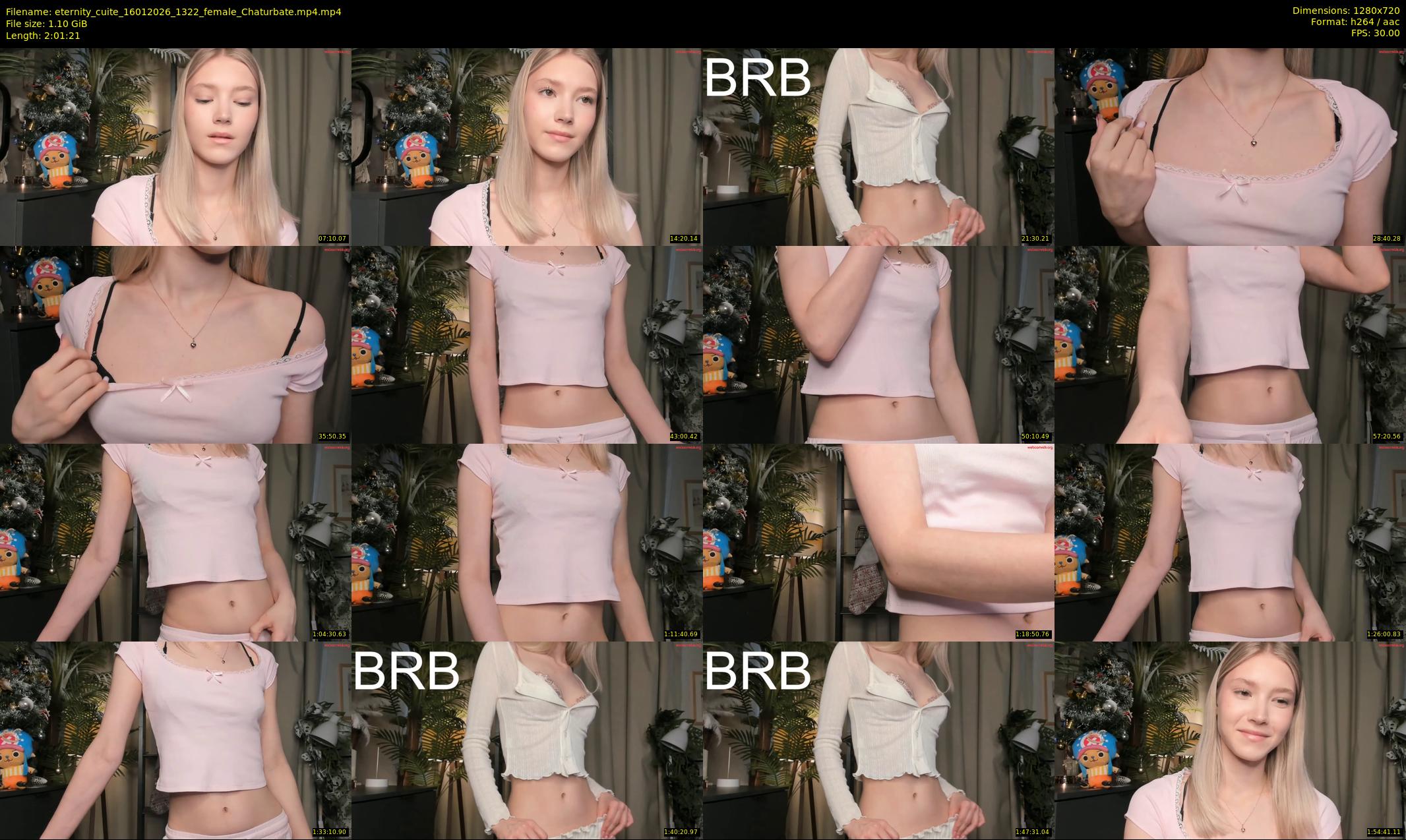 eternity_cuite — 122 minute Chaturbate female cam show recording, 720p, Jan 16, 2026