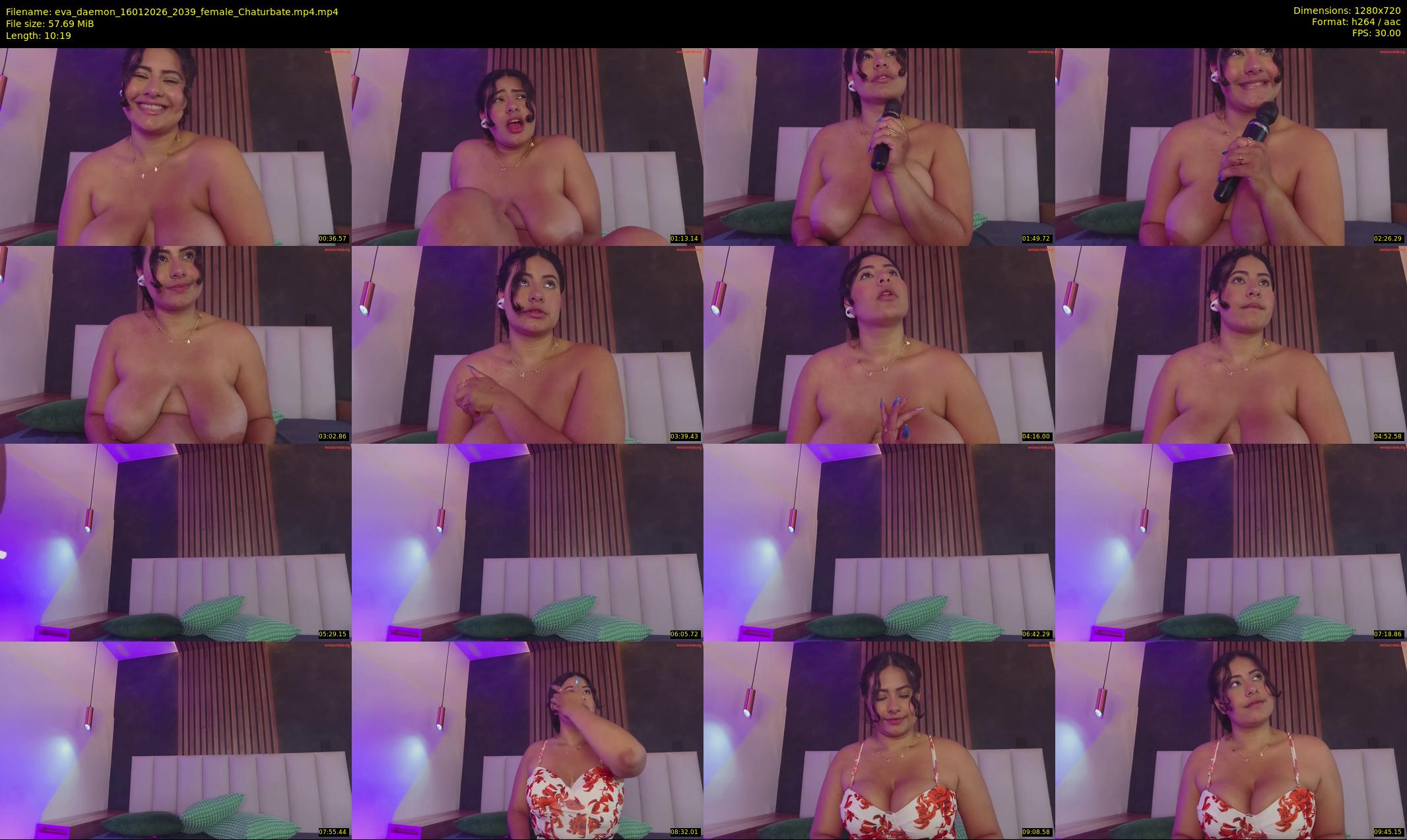 eva_daemon — 11 minute Chaturbate female cam show recording, 720p, Jan 16, 2026