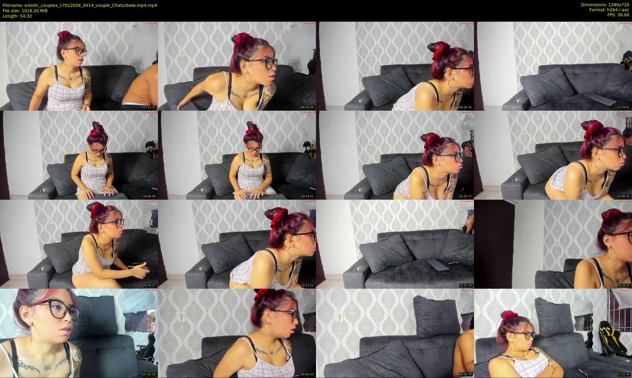 extotic_couplex — 55 minute Chaturbate couple cam show recording, 720p, Jan 17, 2026