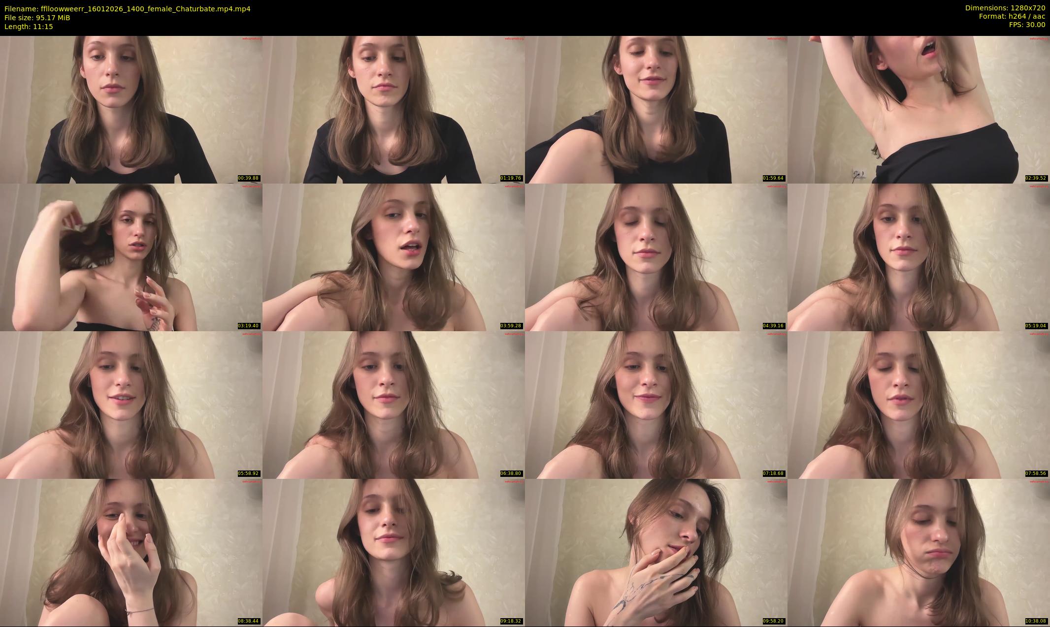 fflloowweerr — 12 minute Chaturbate couple cam show recording, 720p, Jan 16, 2026
