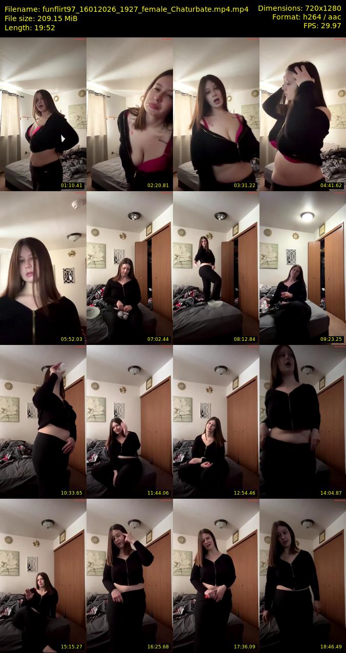 funflirt97 — 20 minute Chaturbate female cam show recording, 1080p, Jan 16, 2026