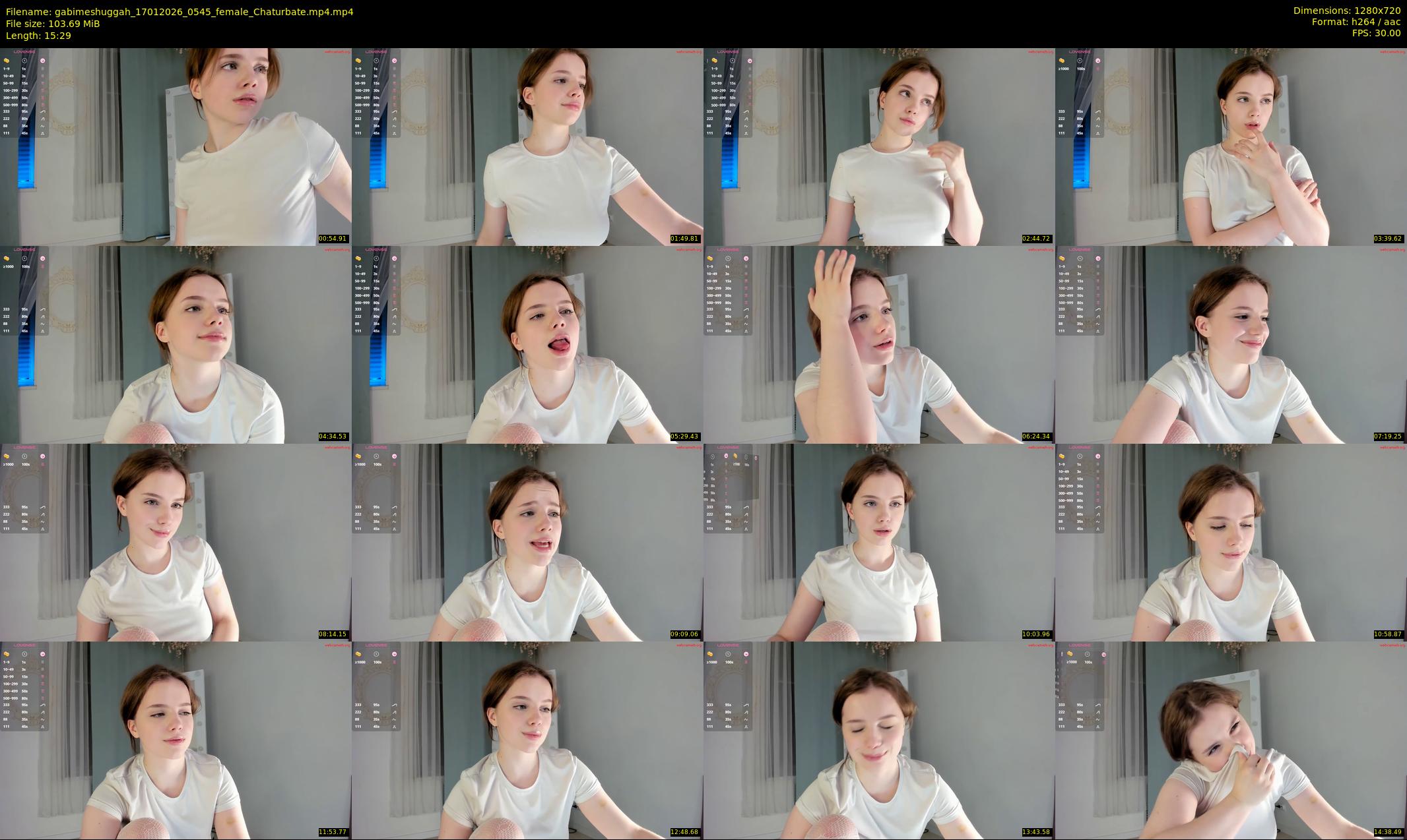 gabimeshuggah — 16 minute Chaturbate female cam show recording, 720p, Jan 17, 2026