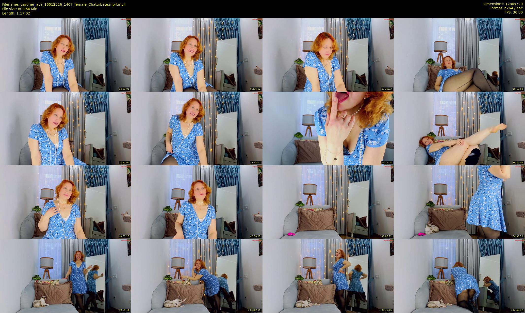 gardner_ava — 78 minute Chaturbate female cam show recording, 720p, Jan 16, 2026