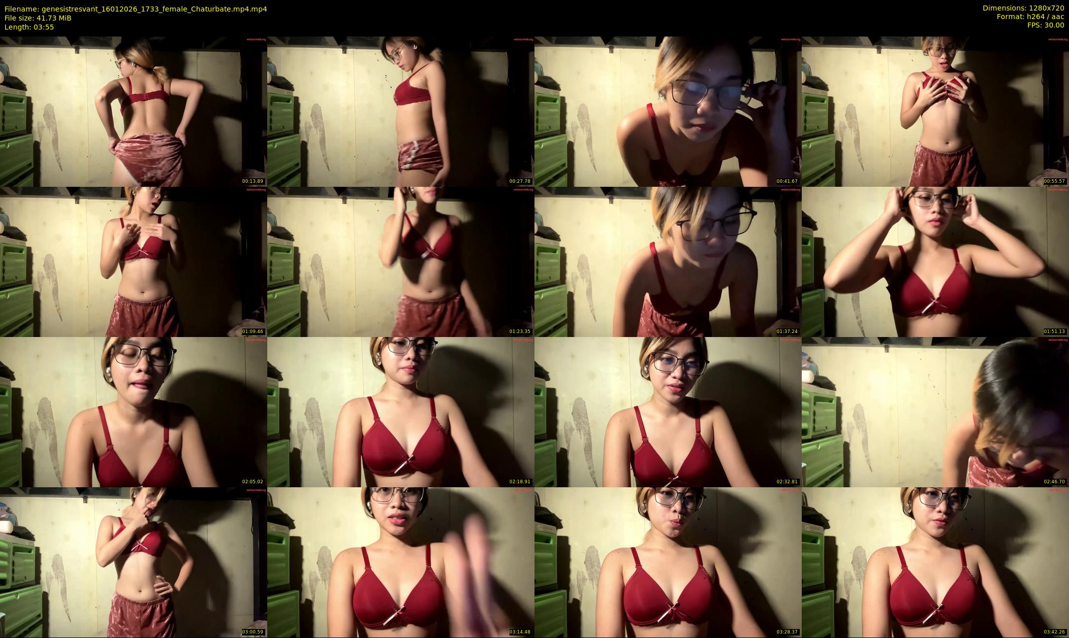 genesistresvant — 4 minute Chaturbate female cam show recording, 720p, Jan 16, 2026