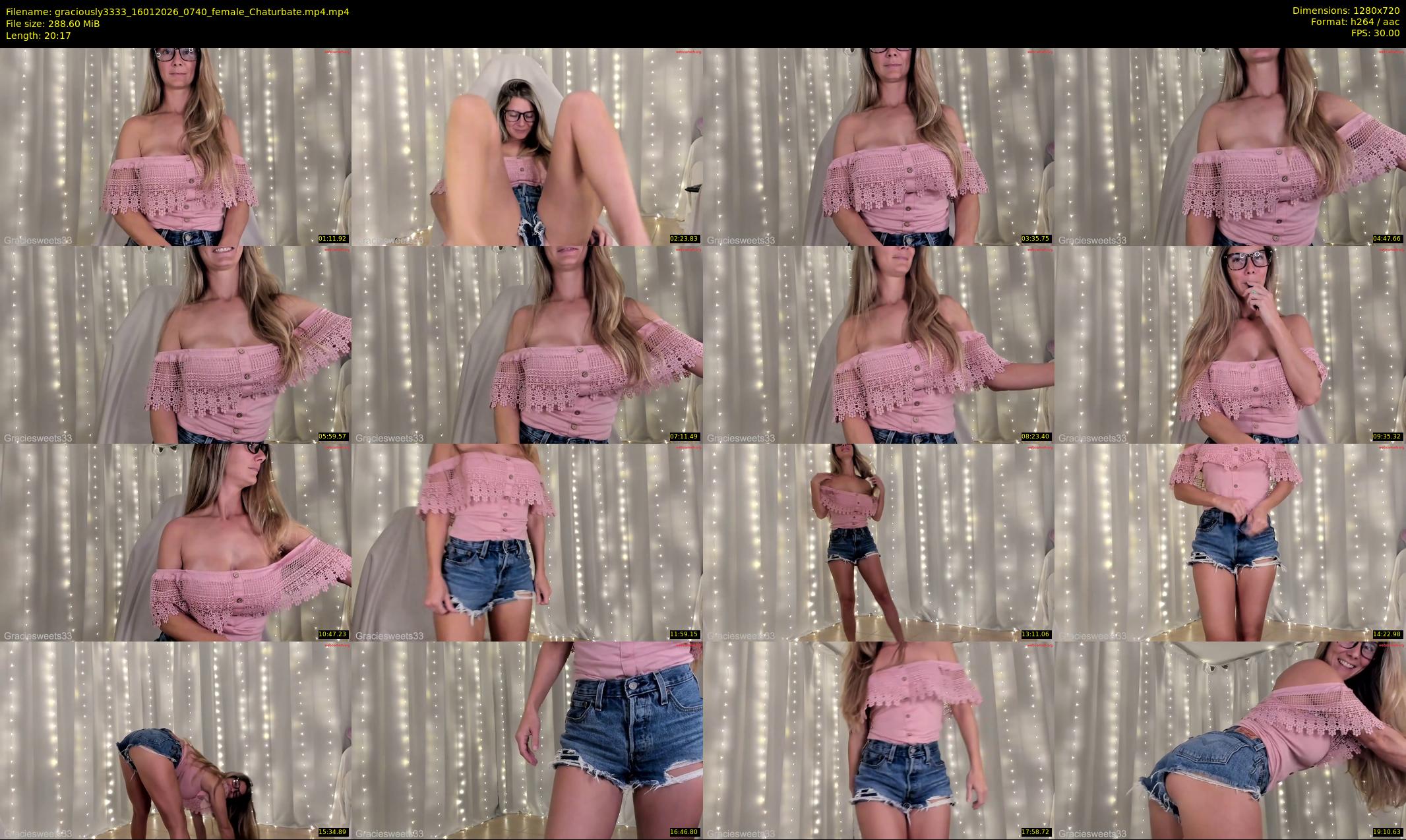 graciously3333 — 21 minute Chaturbate female cam show recording, 720p, Jan 16, 2026