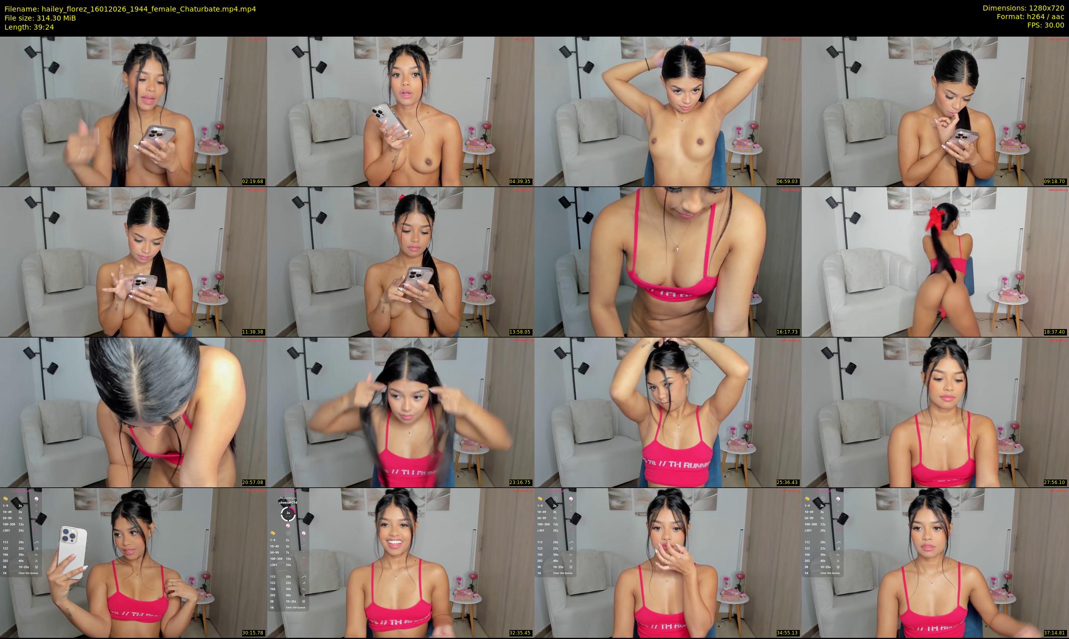 hailey_florez — 40 minute Chaturbate female cam show recording, 720p, Jan 16, 2026