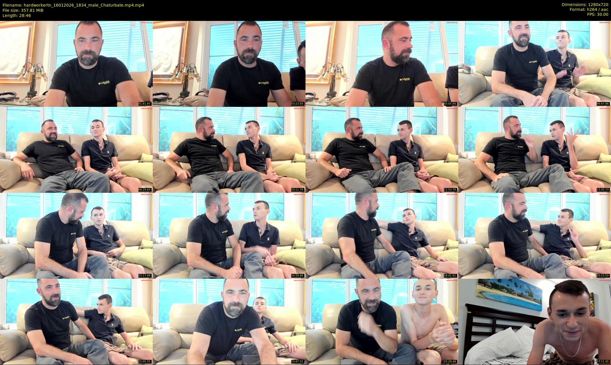 hardworkertn — 29 minute Chaturbate male cam show recording, 720p, Jan 16, 2026