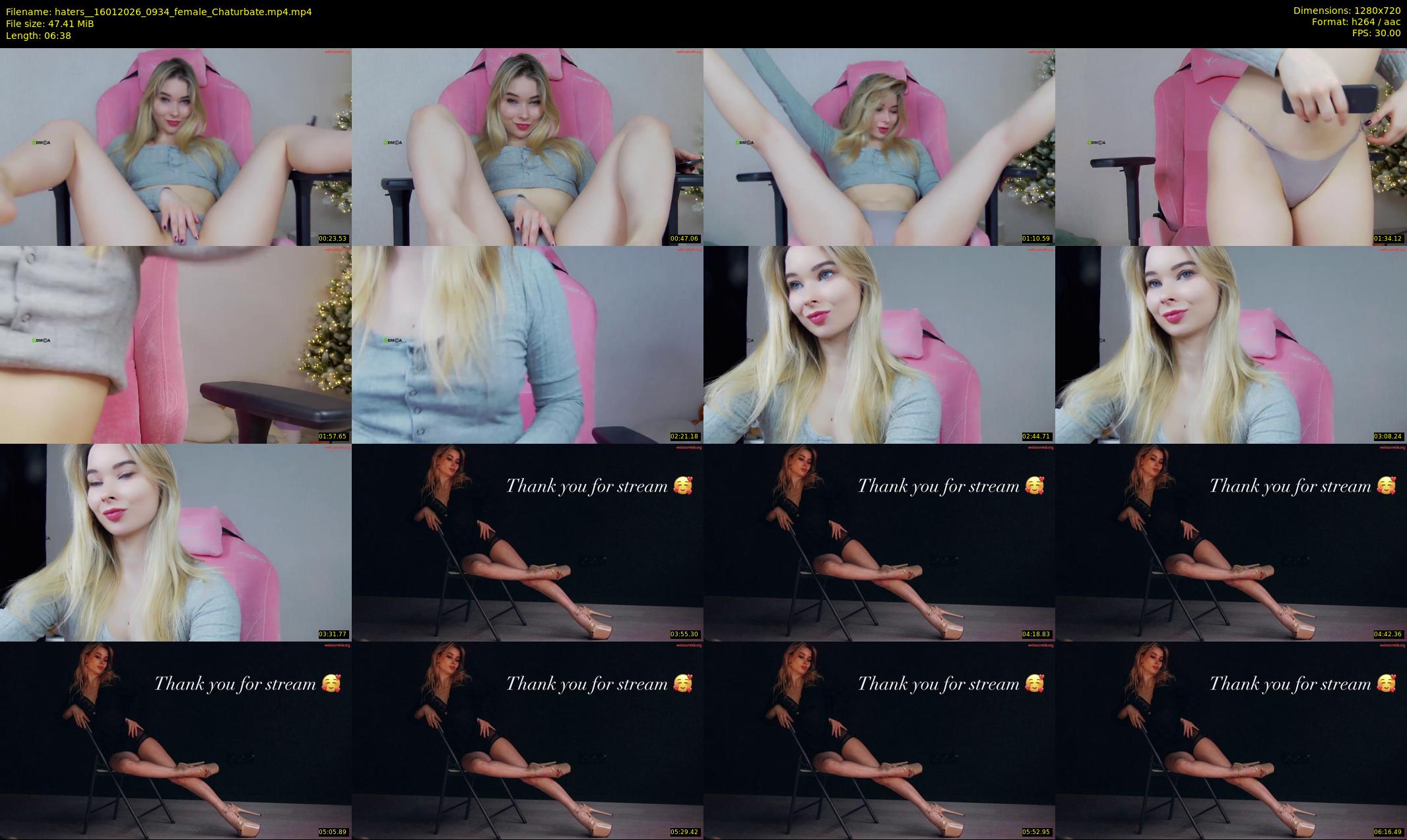 haters_ — 7 minute Chaturbate female cam show recording, 720p, Jan 16, 2026