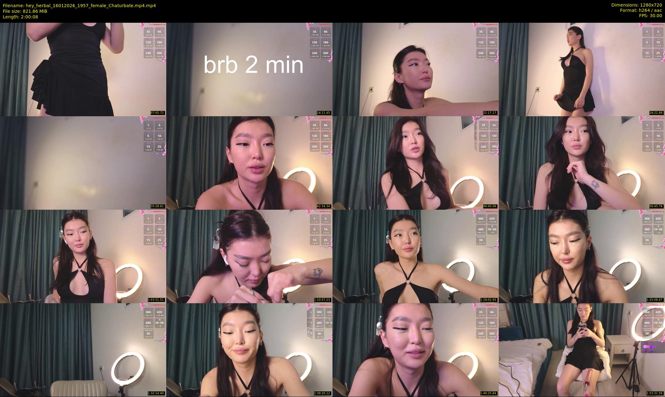 hey_herbal — 121 minute Chaturbate female cam show recording, 720p, Jan 16, 2026