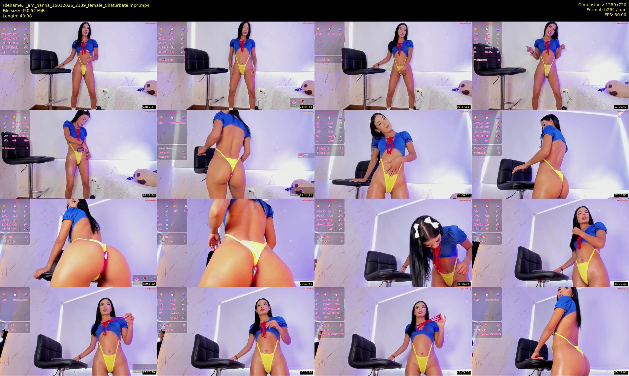 i_am_hanna — 49 minute Chaturbate female cam show recording, 720p, Jan 16, 2026