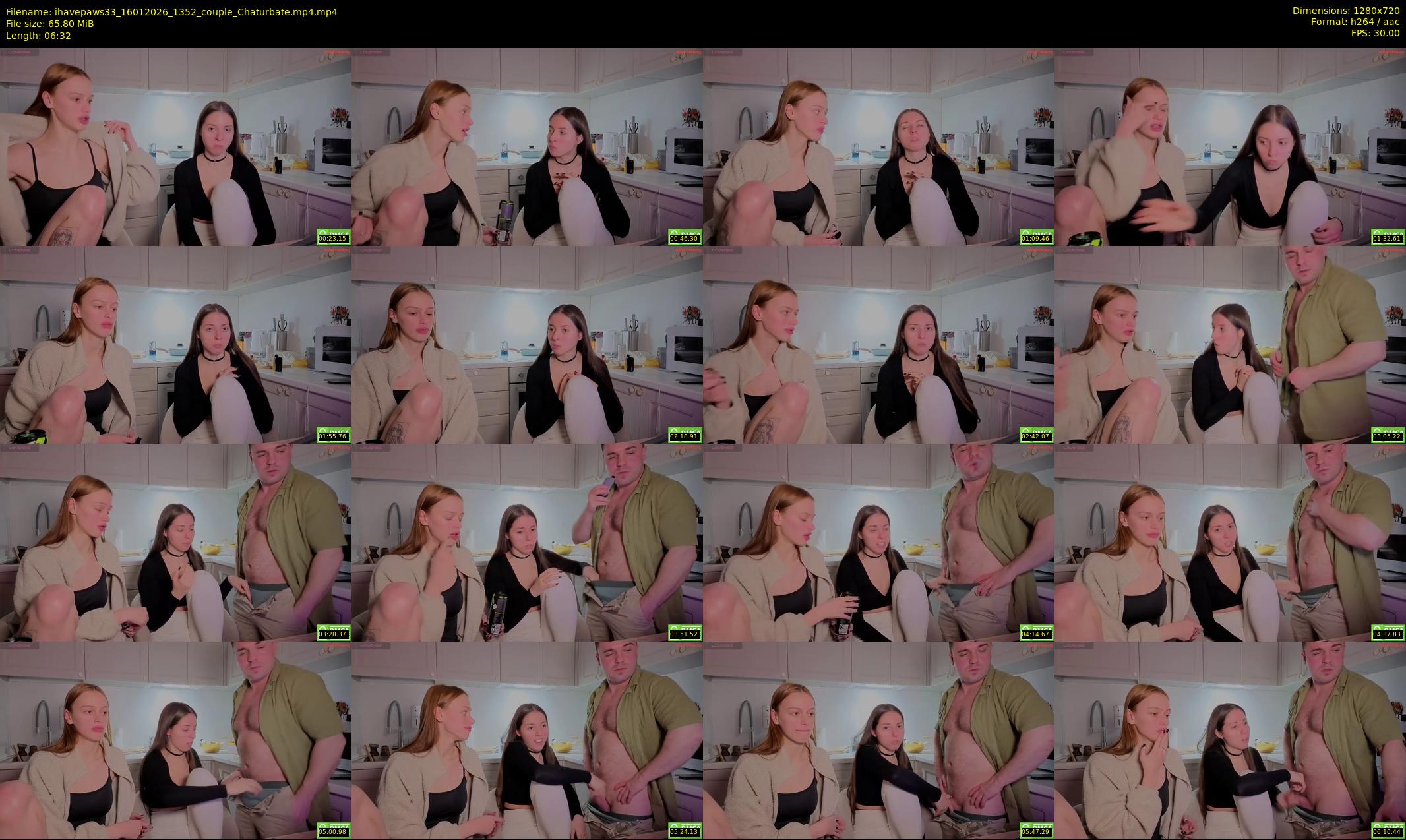 ihavepaws33 — 7 minute Chaturbate couple cam show recording, 720p, Jan 16, 2026