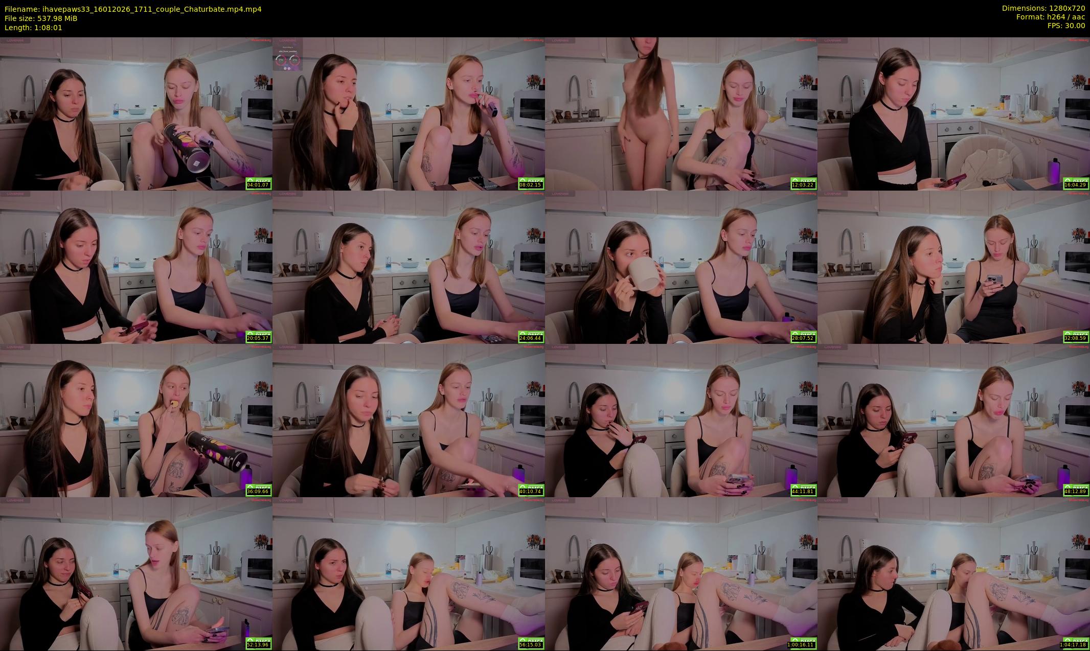 ihavepaws33 — 69 minute Chaturbate couple cam show recording, 720p, Jan 16, 2026