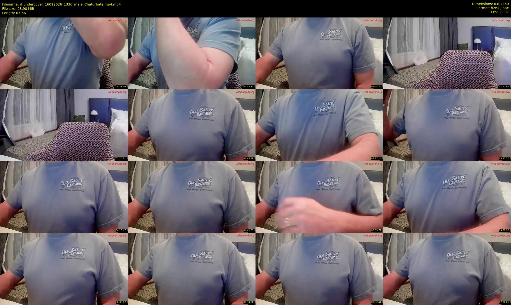 il_undercover — 8 minute Chaturbate male cam show recording, 360p, Jan 16, 2026