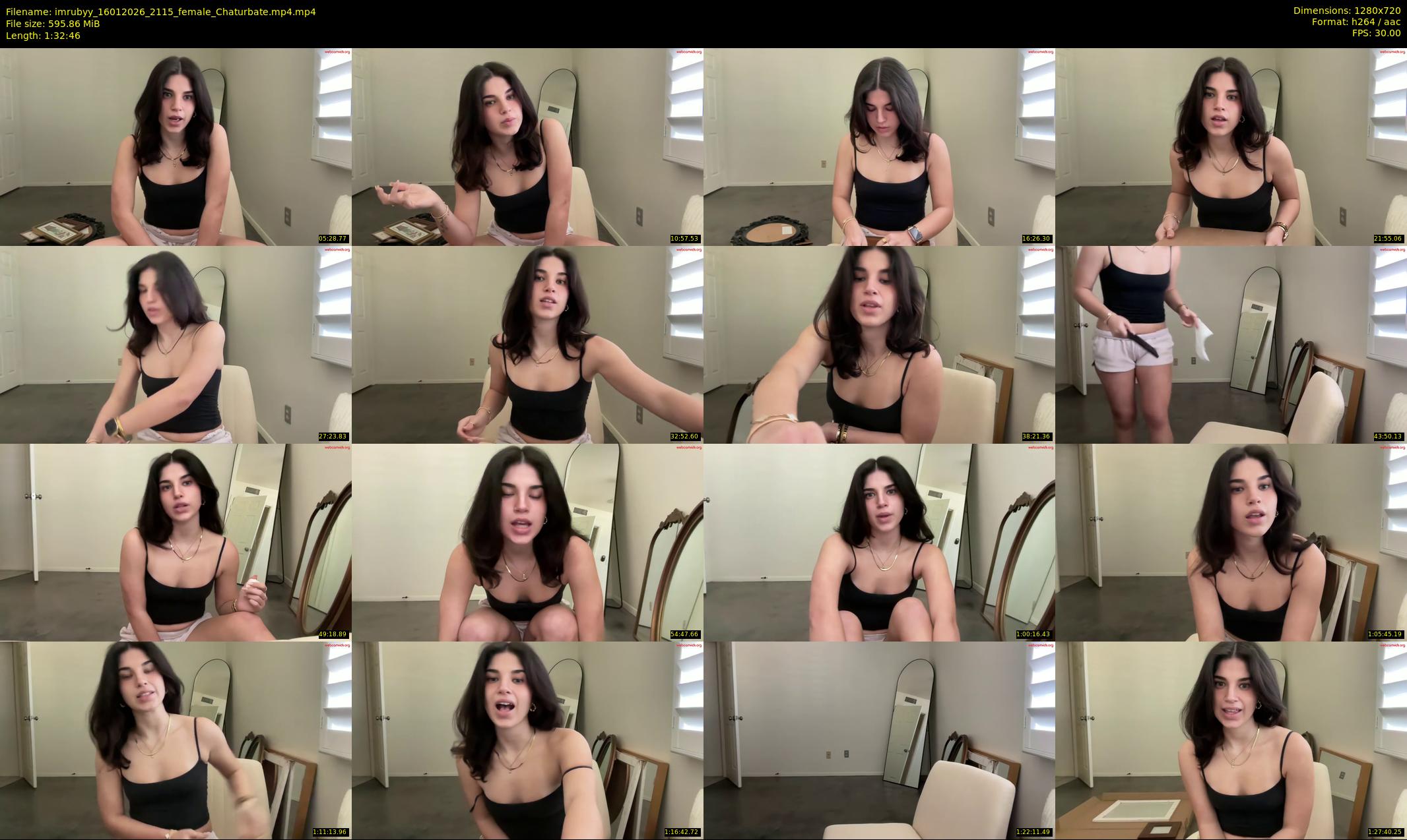 imrubyy — 93 minute Chaturbate female cam show recording, 720p, Jan 16, 2026