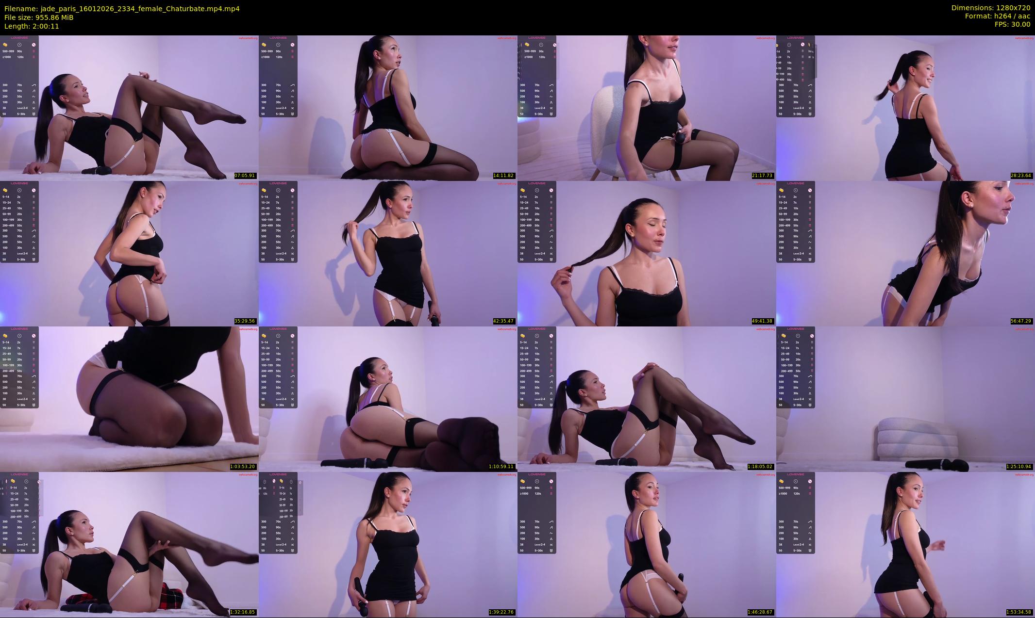 jade_paris — 121 minute Chaturbate female cam show recording, 720p, Jan 16, 2026
