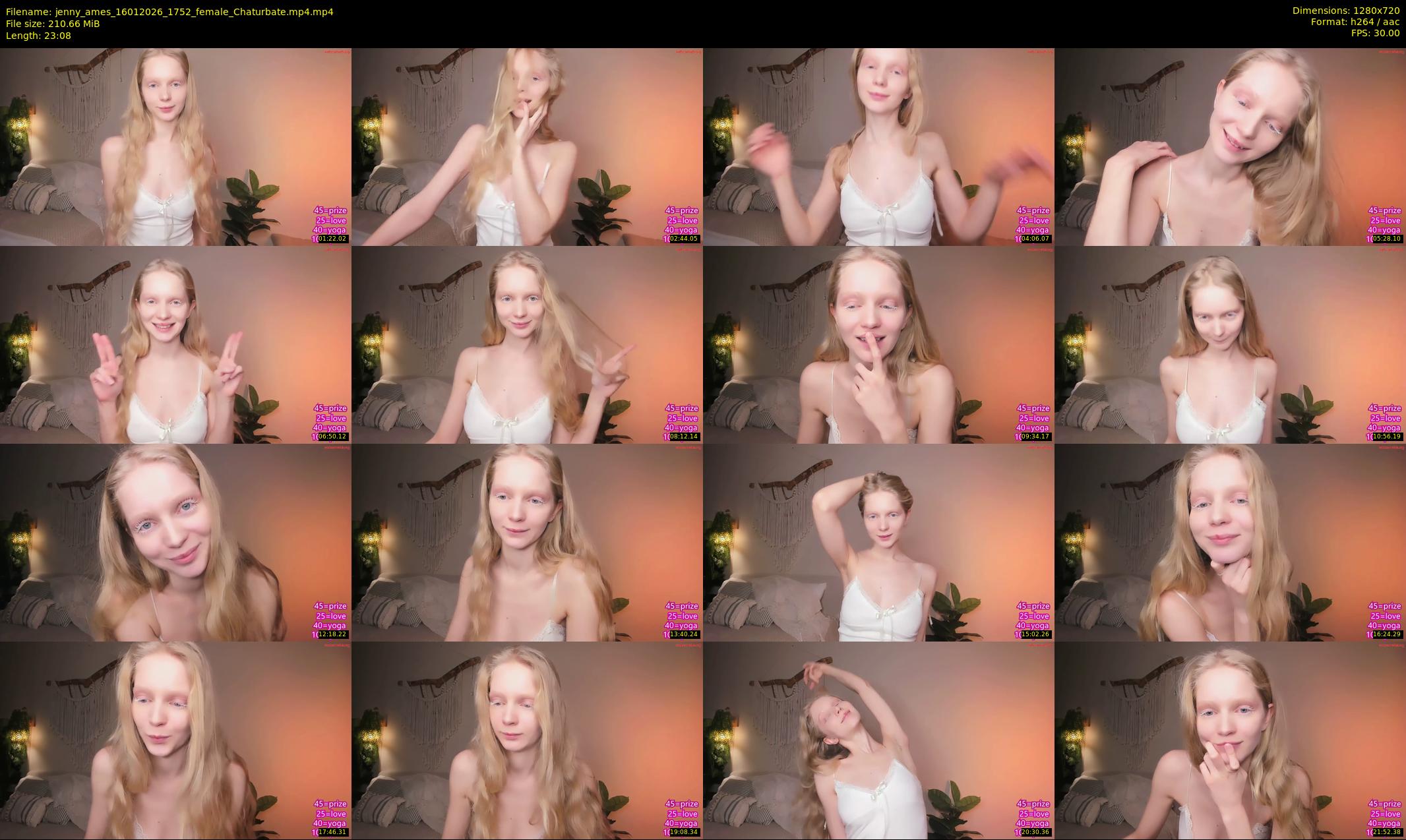 jenny_ames — 24 minute Chaturbate female cam show recording, 720p, Jan 16, 2026