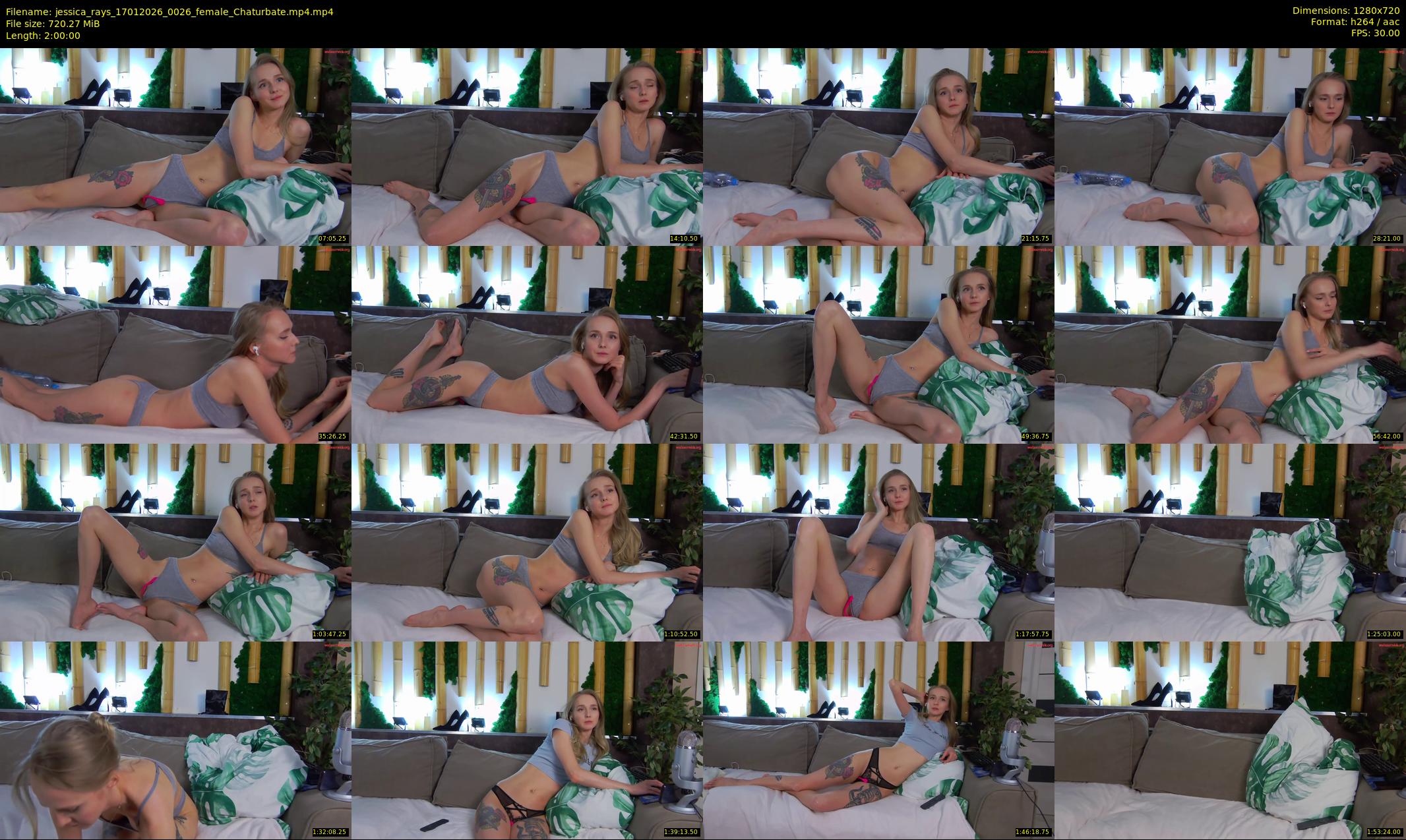 jessica_rays — 120 minute Chaturbate couple cam show recording, 720p, Jan 17, 2026
