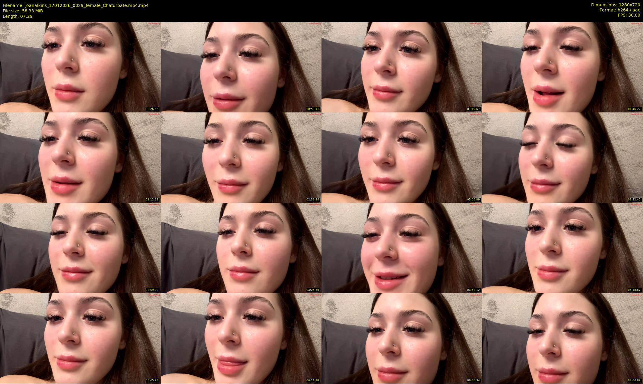 joanalkins — 8 minute Chaturbate female cam show recording, 720p, Jan 17, 2026