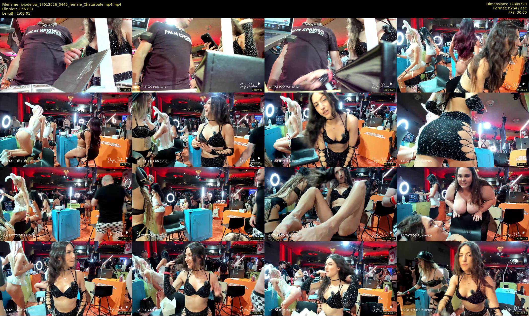jojodelow — 121 minute Chaturbate female cam show recording, 720p, Jan 17, 2026