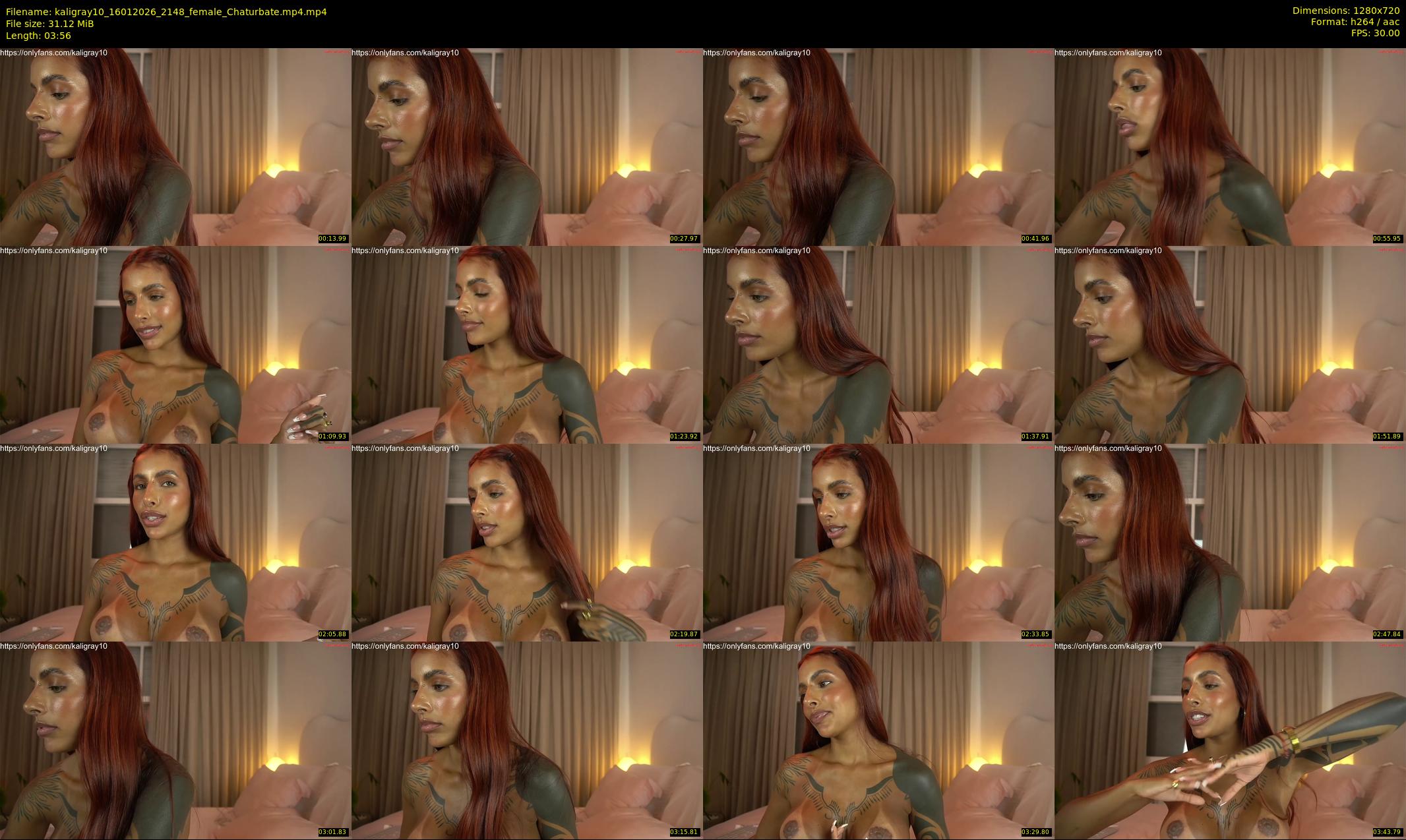 kaligray10 — 4 minute Chaturbate female cam show recording, 720p, Jan 16, 2026