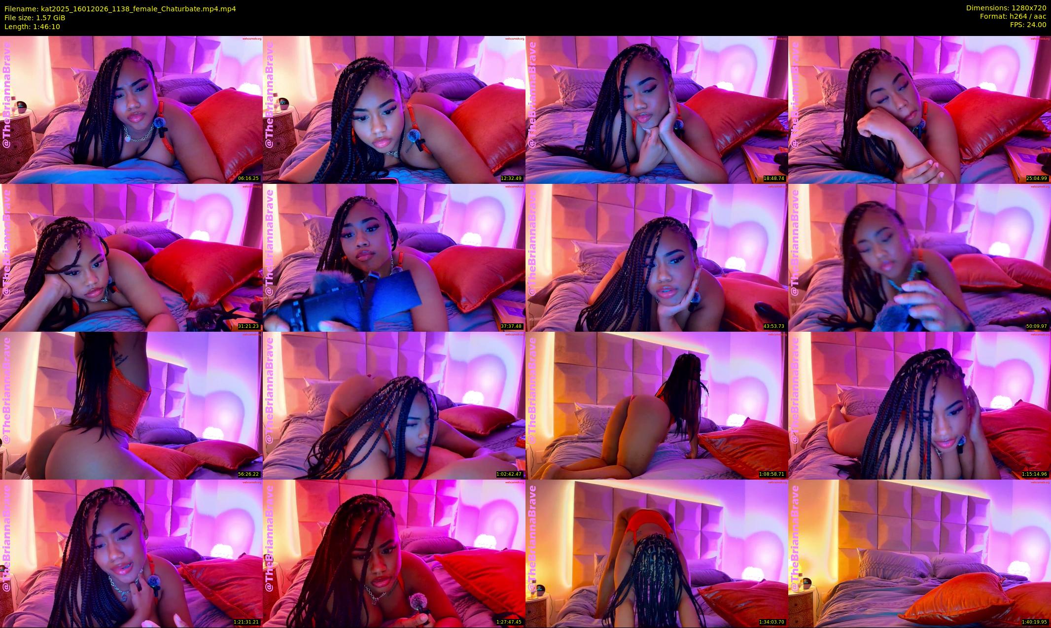 kat2025 — 107 minute Chaturbate female cam show recording, 720p, Jan 16, 2026