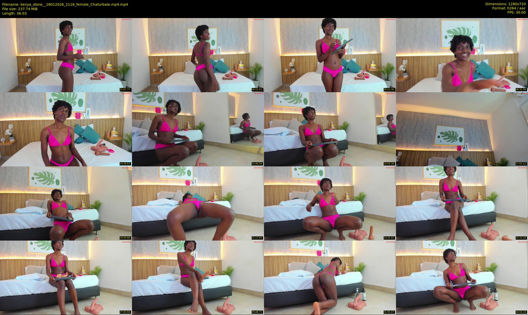 kenya_stone_ — 37 minute Chaturbate female cam show recording, 720p, Jan 16, 2026