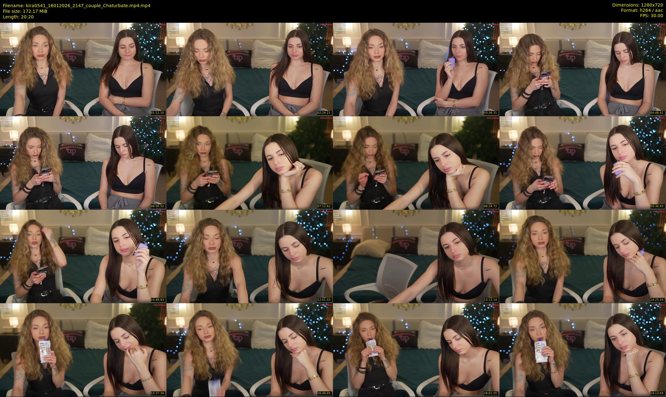 kira0541 — 21 minute Chaturbate couple cam show recording, 720p, Jan 16, 2026