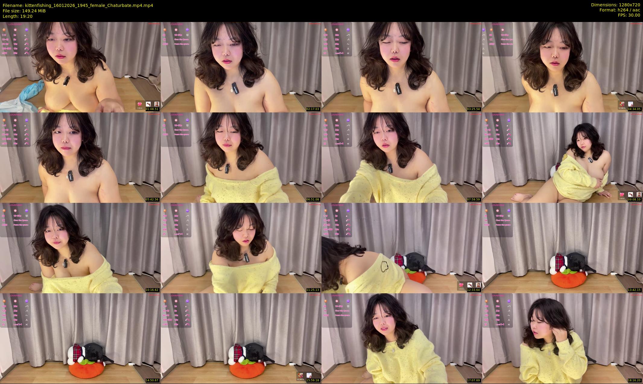 kittenfishing — 20 minute Chaturbate female cam show recording, 720p, Jan 16, 2026