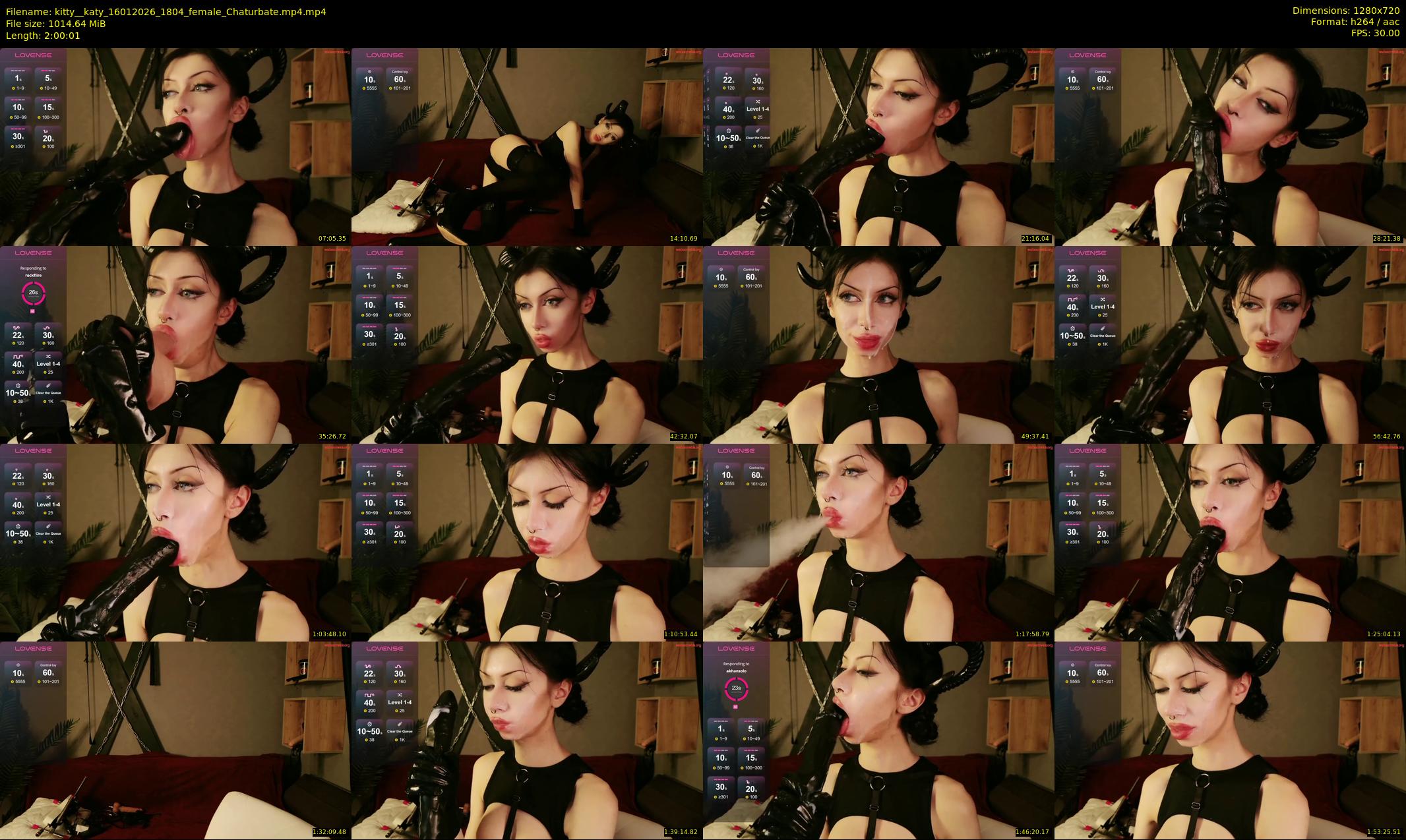 kitty__katy — 121 minute Chaturbate female cam show recording, 720p, Jan 16, 2026